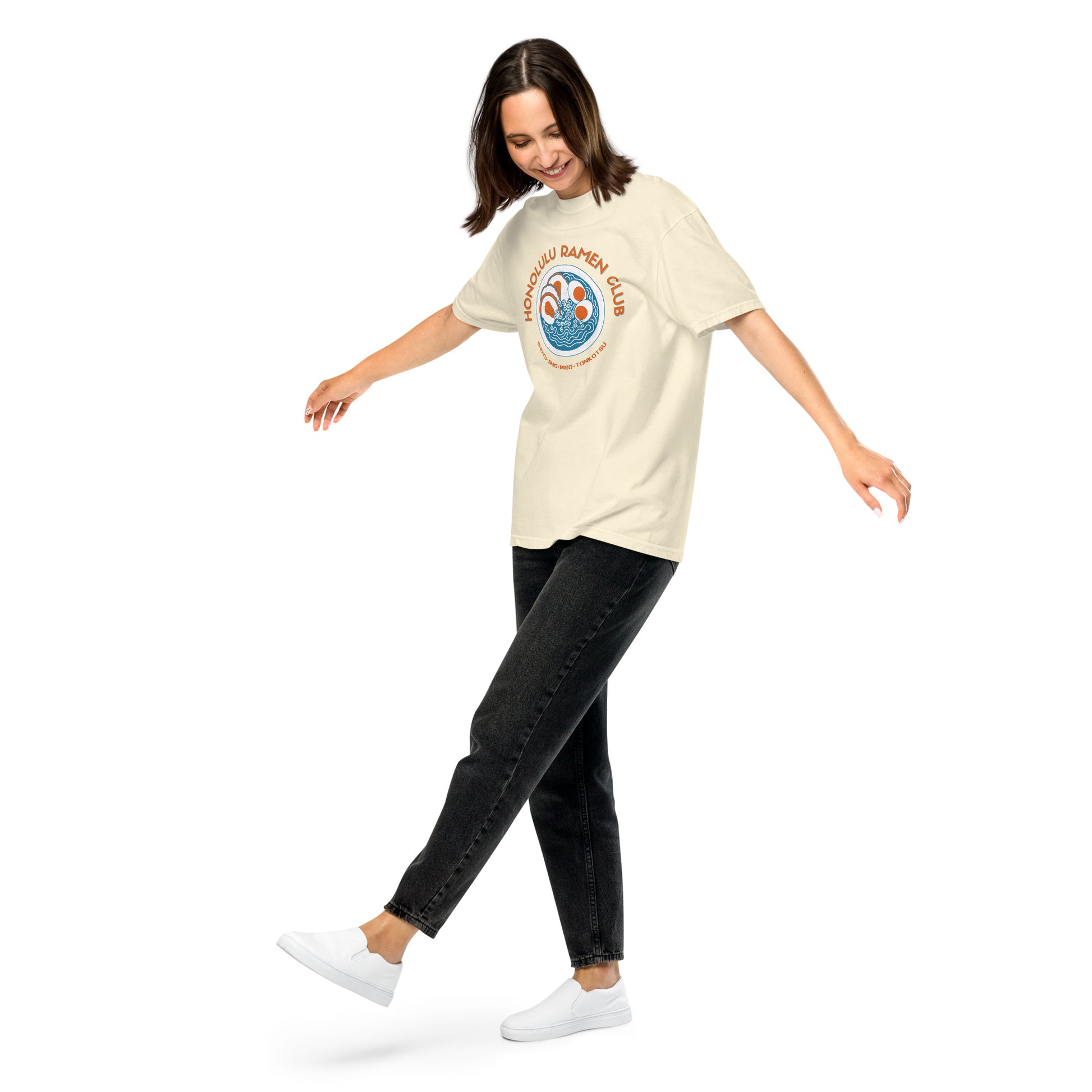 Honolulu Ramen Club Graphic Tee Hawaii Foodie T-Shirt-T-Shirt-Bits of Aloha