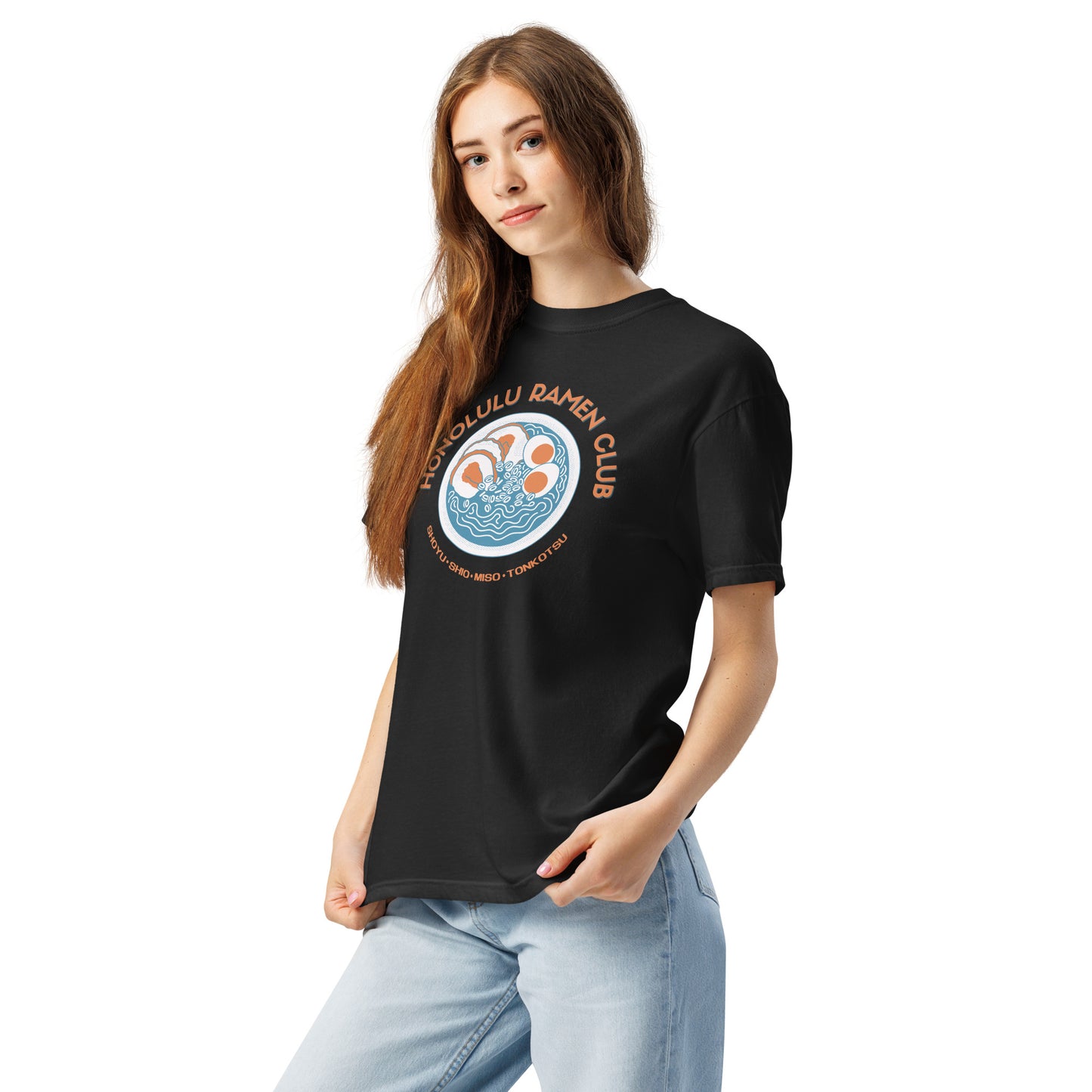 Honolulu Ramen Club Graphic Tee Hawaii Foodie T-Shirt-T-Shirt-Bits of Aloha