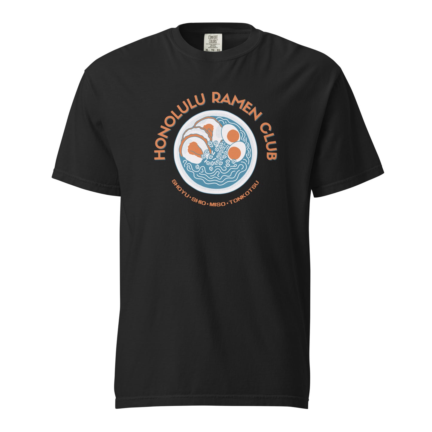 Honolulu Ramen Club Graphic Tee Hawaii Foodie T-Shirt-T-Shirt-Bits of Aloha