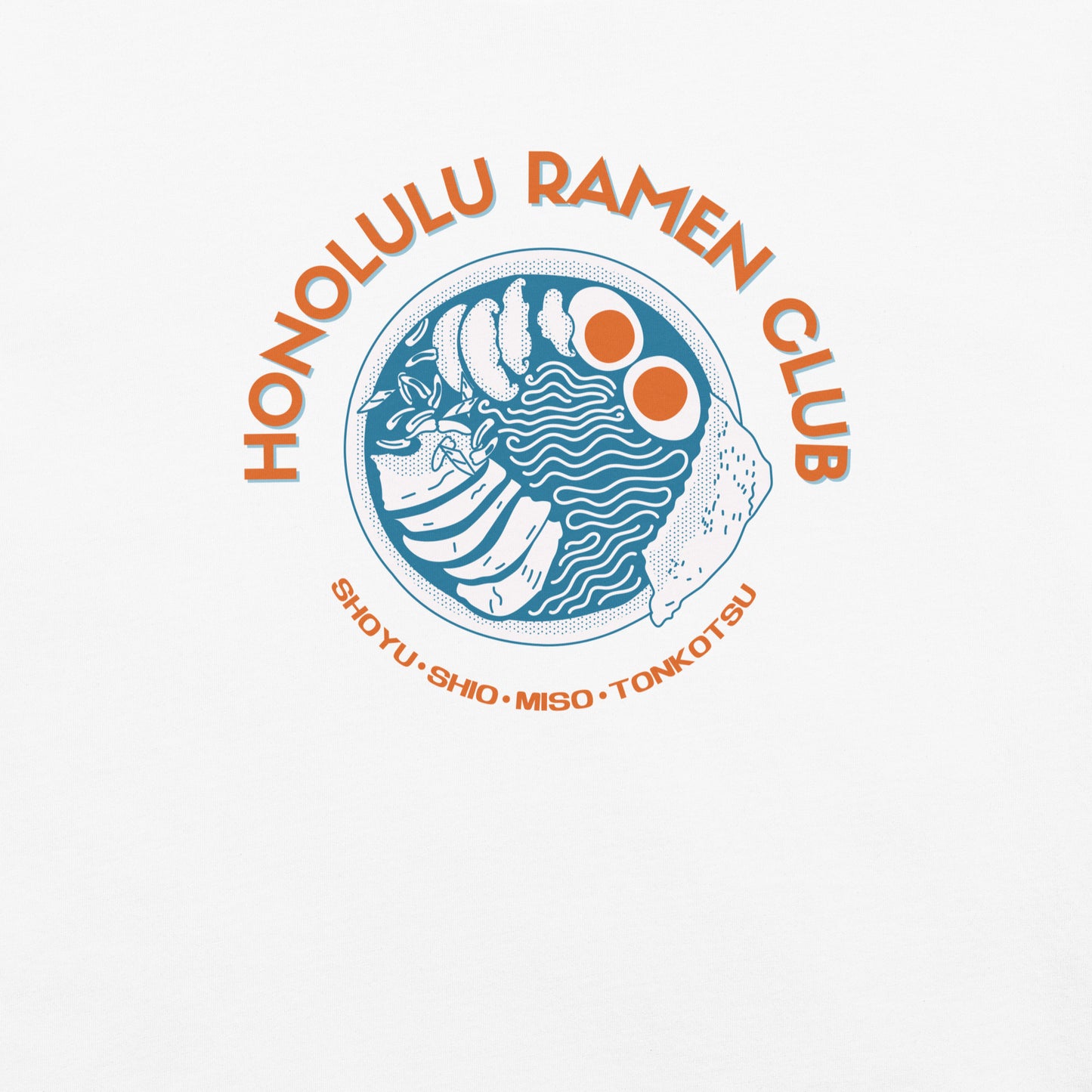 Honolulu Ramen Club T-Shirt Hawaii Foodie Graphic Tee-T-Shirt-Bits of Aloha