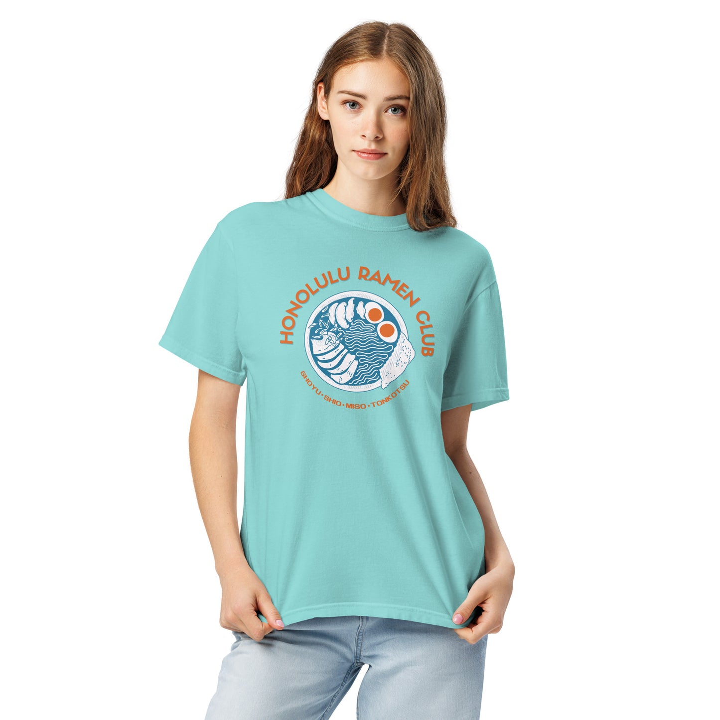 Honolulu Ramen Club T-Shirt Hawaii Foodie Graphic Tee-T-Shirt-Bits of Aloha