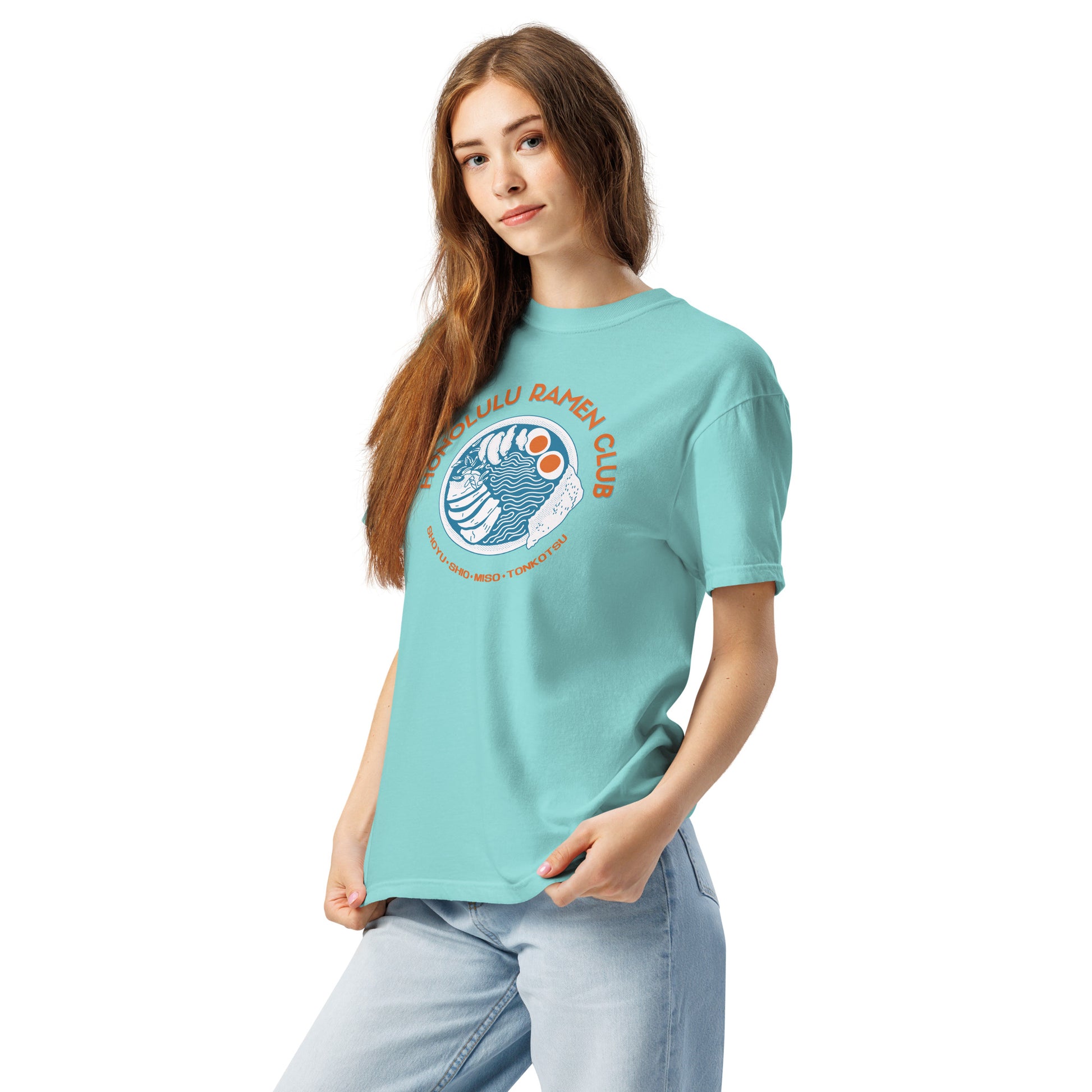 Honolulu Ramen Club T-Shirt Hawaii Foodie Graphic Tee-T-Shirt-Bits of Aloha