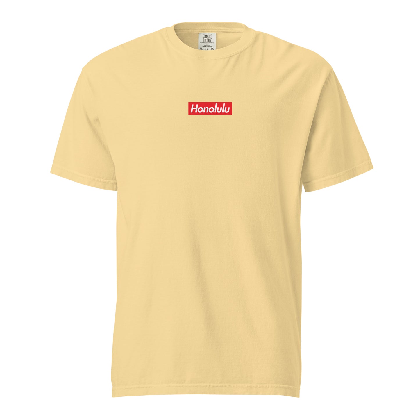 Honolulu Streetwear T-Shirt: Heavyweight Cotton, Relaxed Fit, Garment-Dyed-T-Shirt-Bits of Aloha