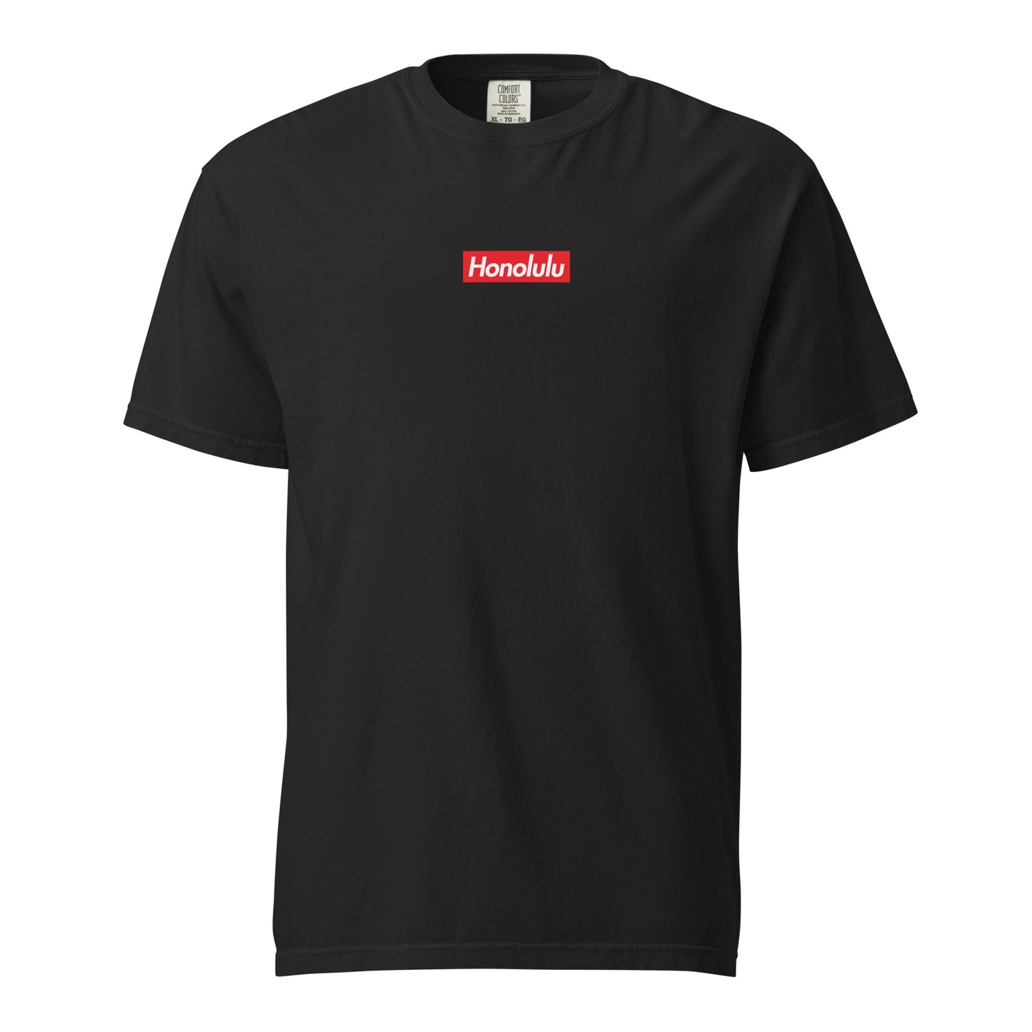 Honolulu Streetwear T-Shirt: Heavyweight Cotton, Relaxed Fit, Garment-Dyed-T-Shirt-Bits of Aloha