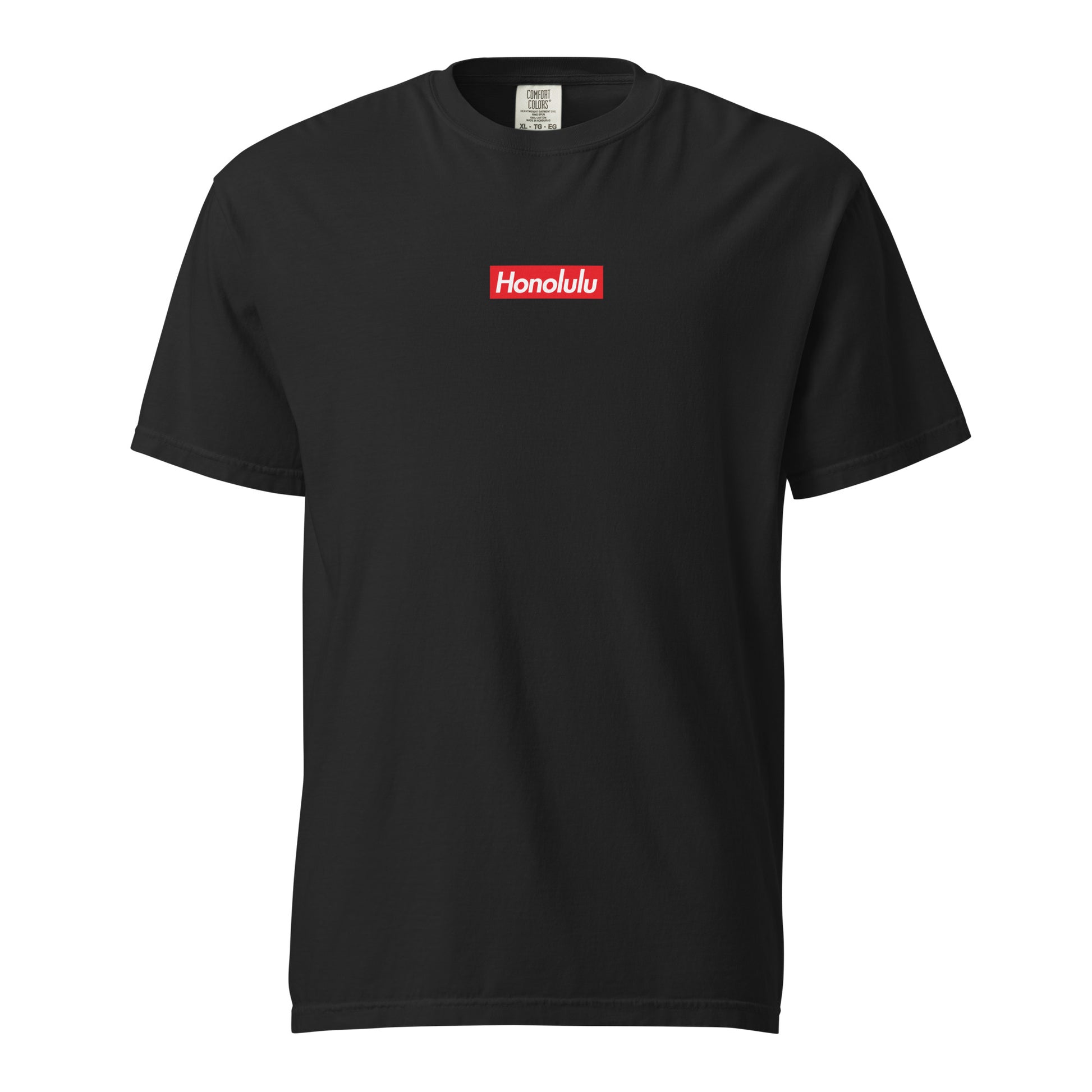 Honolulu Streetwear T-Shirt: Heavyweight Cotton, Relaxed Fit, Garment-Dyed-T-Shirt-Bits of Aloha