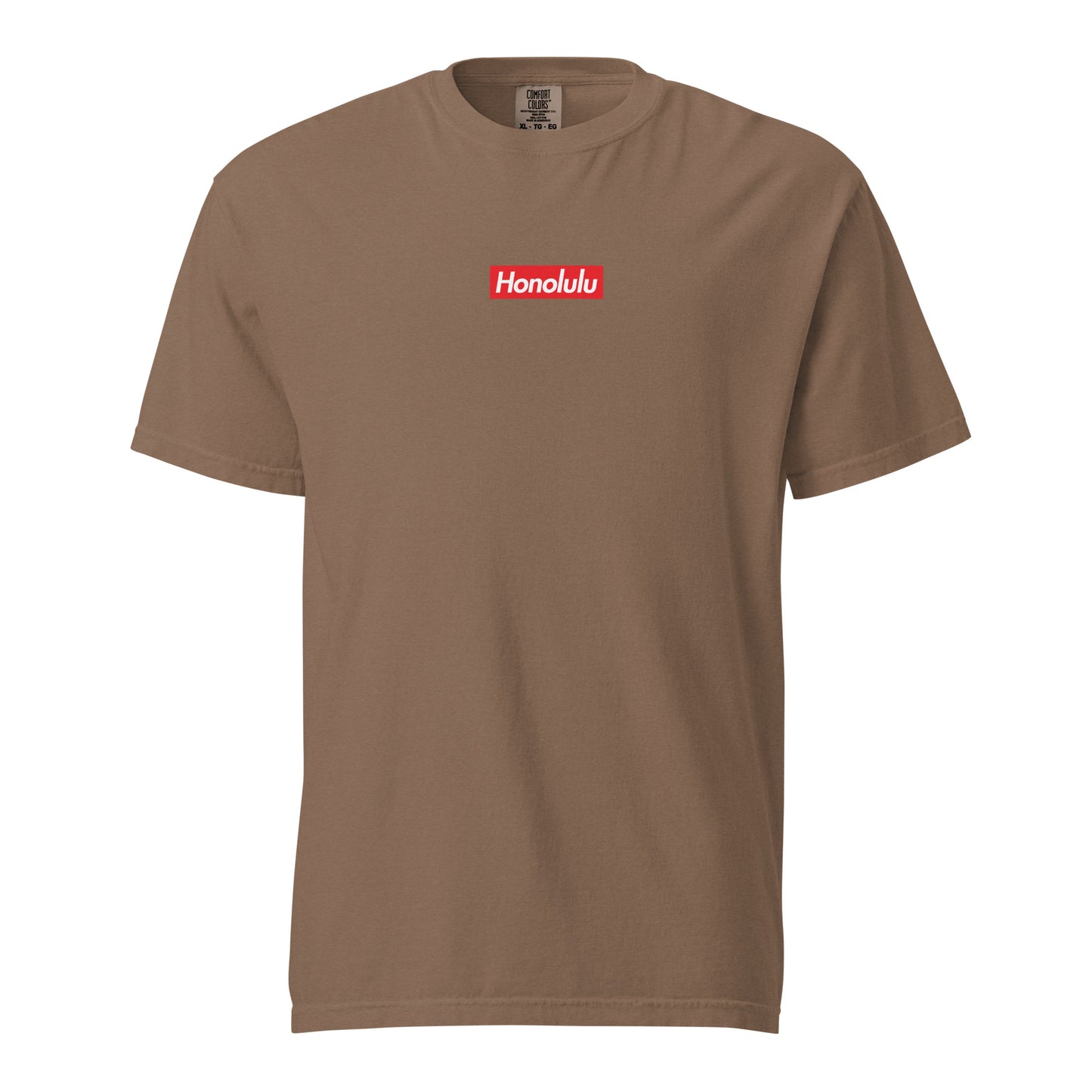 Honolulu Streetwear T-Shirt: Heavyweight Cotton, Relaxed Fit, Garment-Dyed-T-Shirt-Bits of Aloha