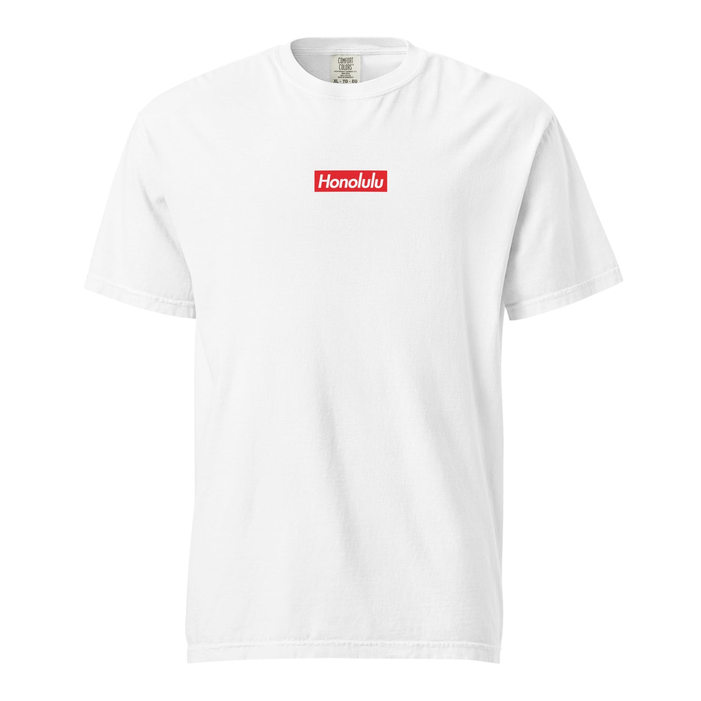 Honolulu Streetwear T-Shirt: Heavyweight Cotton, Relaxed Fit, Garment-Dyed-T-Shirt-Bits of Aloha