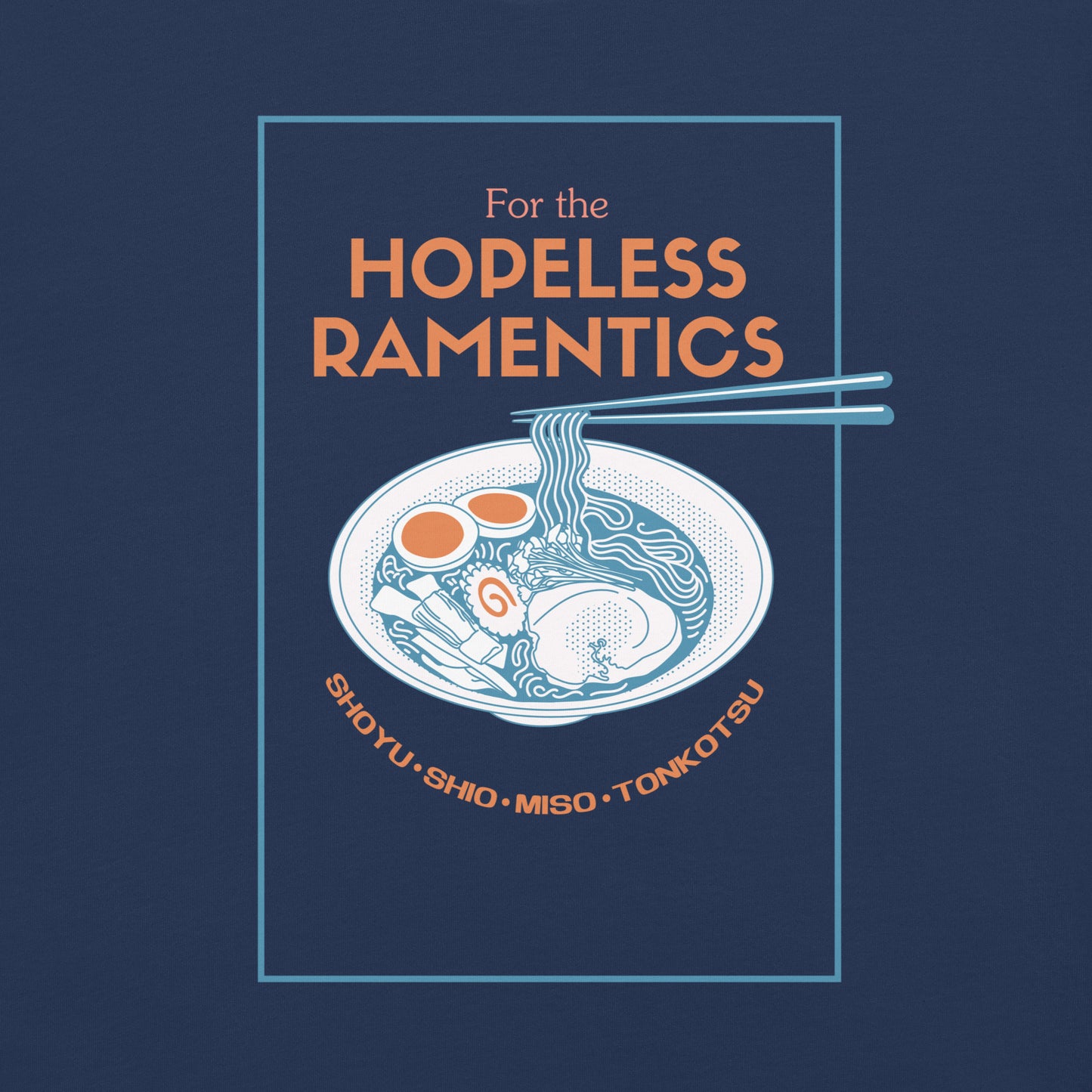 Hopeless Ramentics Graphic Tee, Ramen Noodle Lover's T-Shirt Var. 1-T-Shirt-Bits of Aloha
