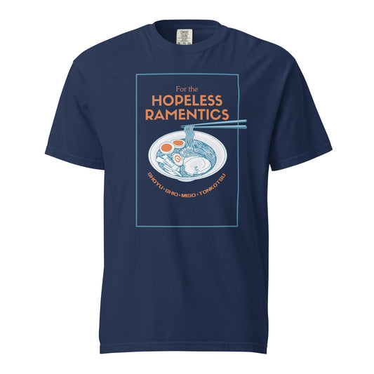 Hopeless Ramentics Graphic Tee, Ramen Noodle Lover's T-Shirt Var. 1-T-Shirt-Bits of Aloha