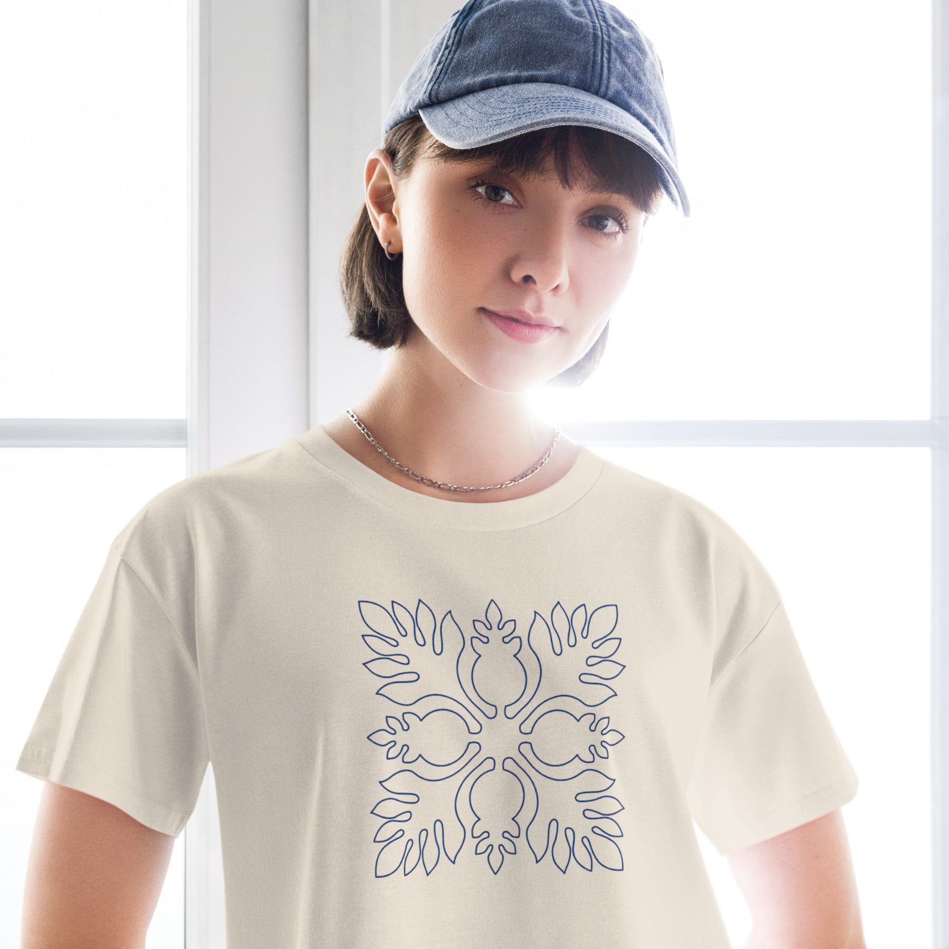 Kekoa Hawaiian Quilt Women’s Crop Top-T-Shirt-Bits of Aloha