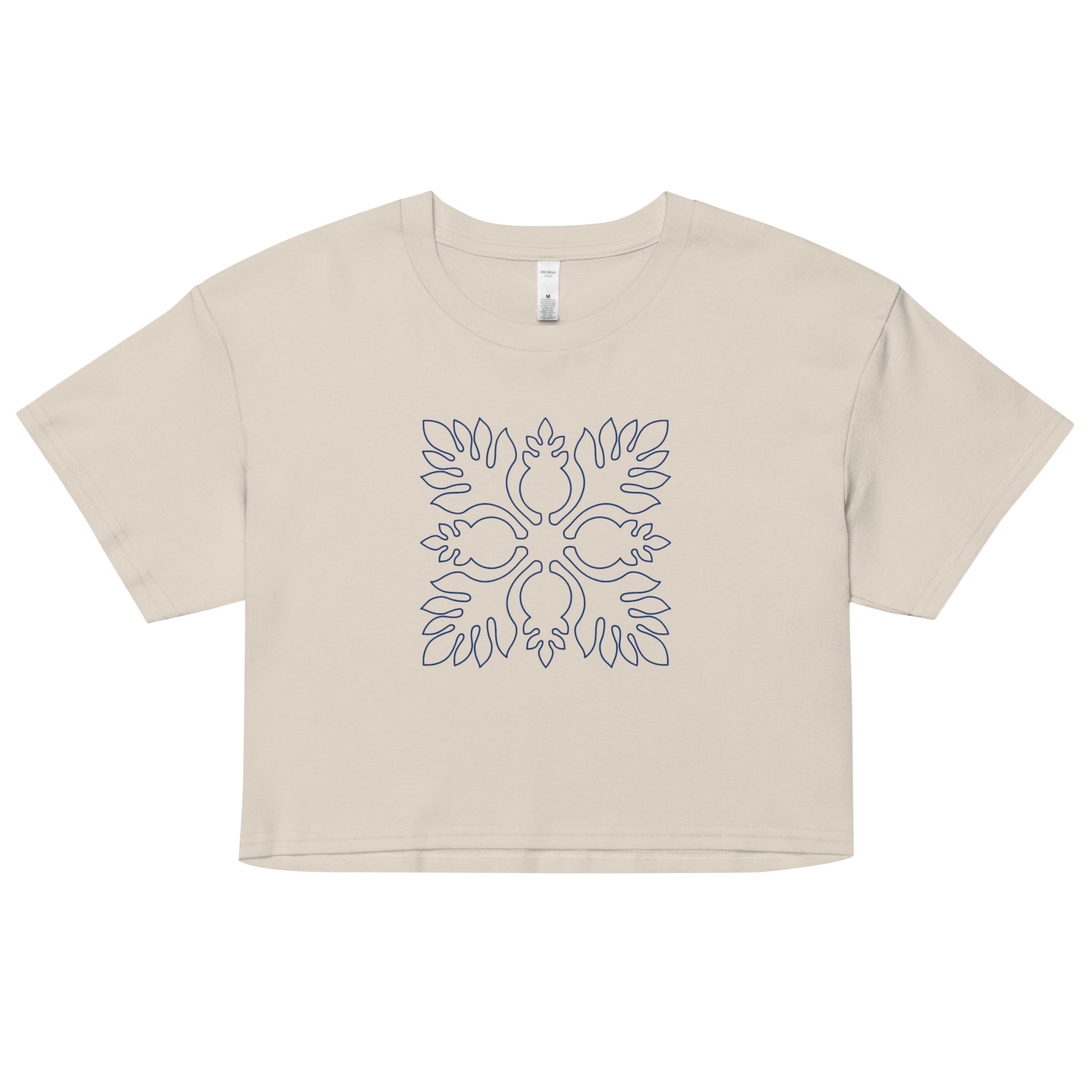 Kekoa Hawaiian Quilt Women’s Crop Top-T-Shirt-Bits of Aloha