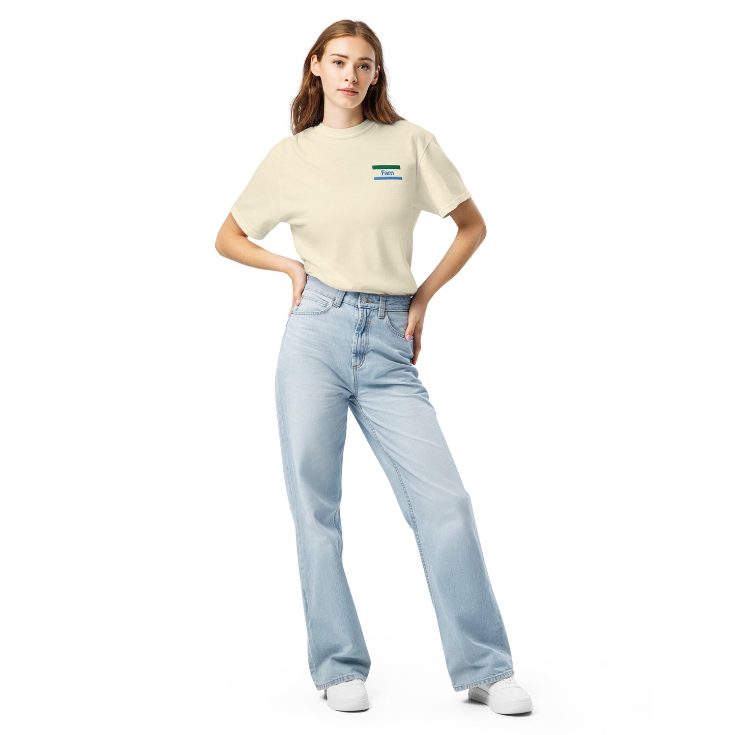 Konbini Fam Embroidered T-Shirt – Japanese FamilyMart Inspired-T-Shirt-Bits of Aloha