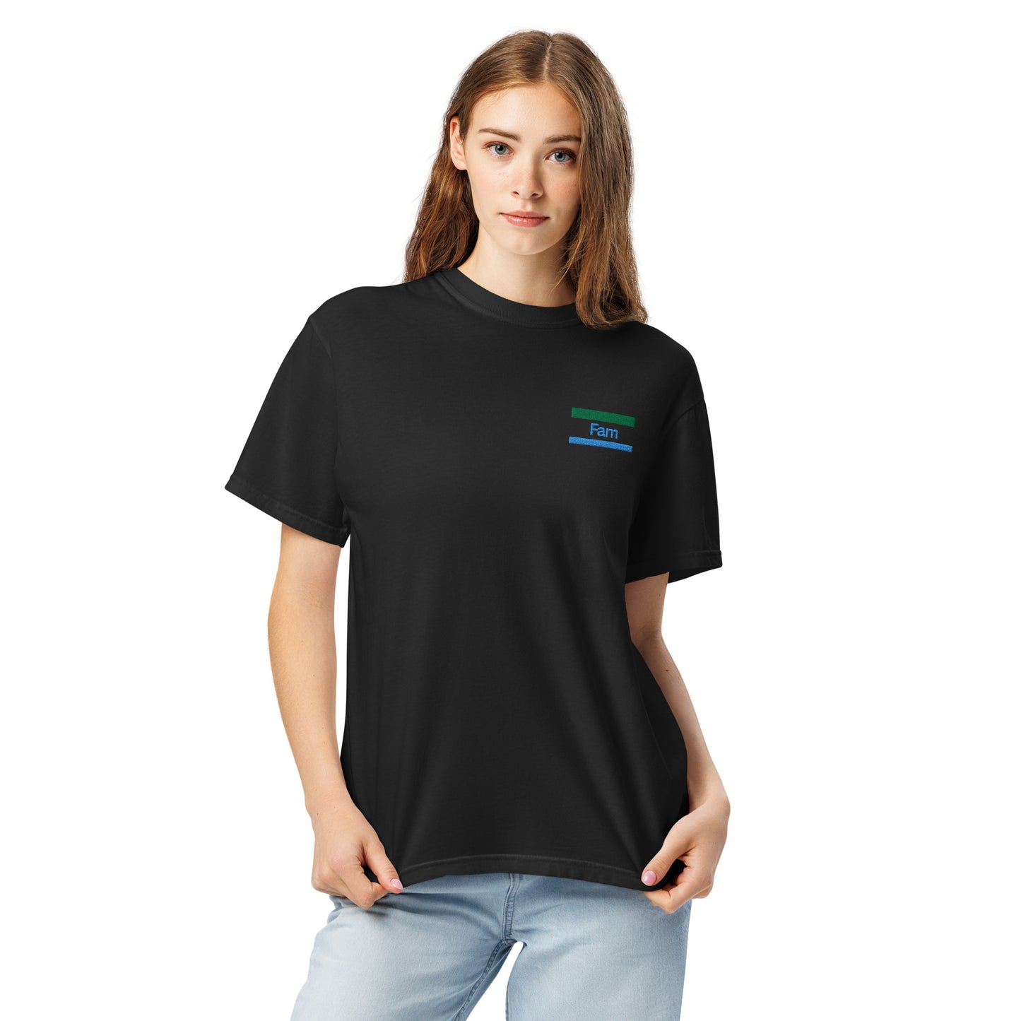 Konbini Fam Embroidered T-Shirt – Japanese FamilyMart Inspired-T-Shirt-Bits of Aloha