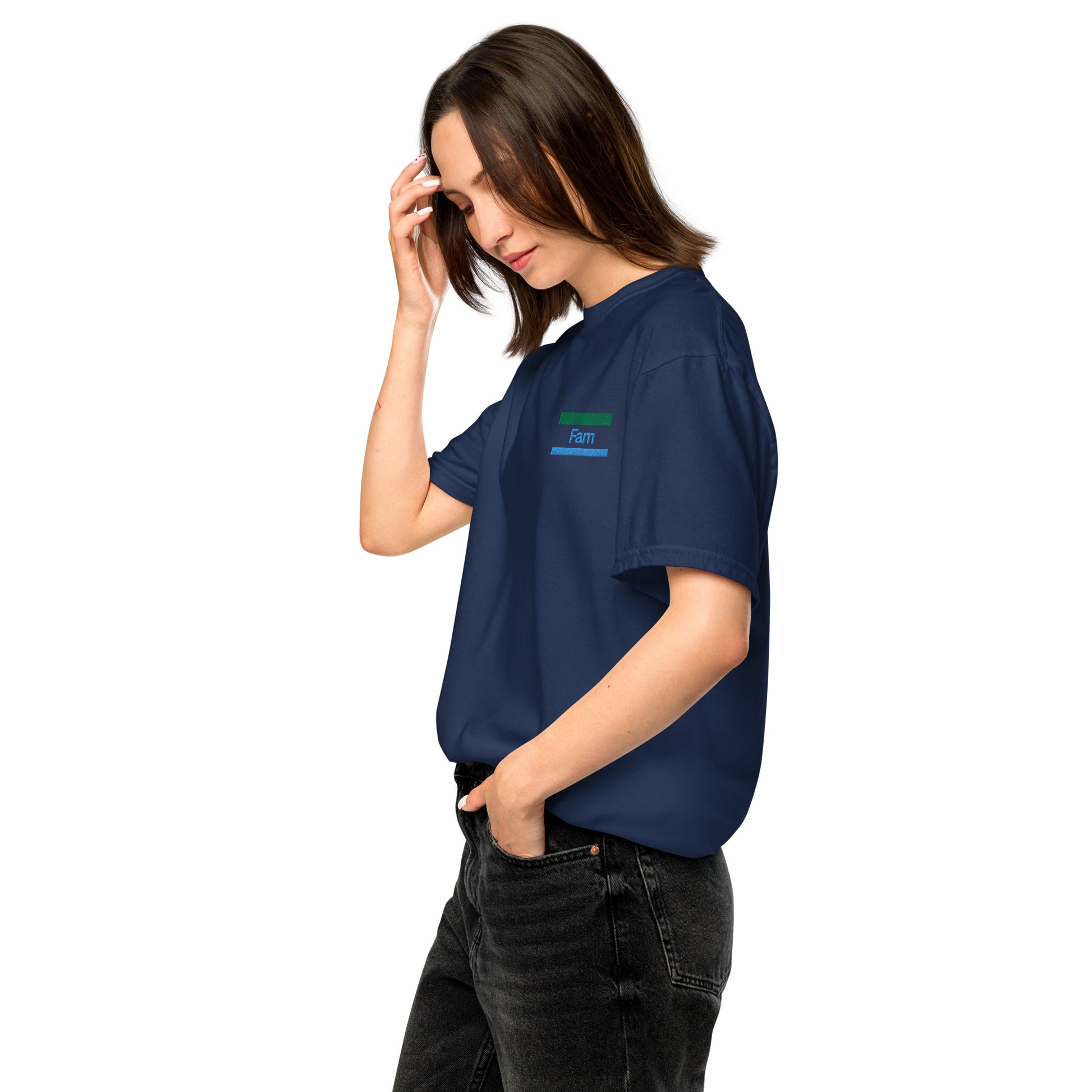 Konbini Fam Embroidered T-Shirt – Japanese FamilyMart Inspired-T-Shirt-Bits of Aloha