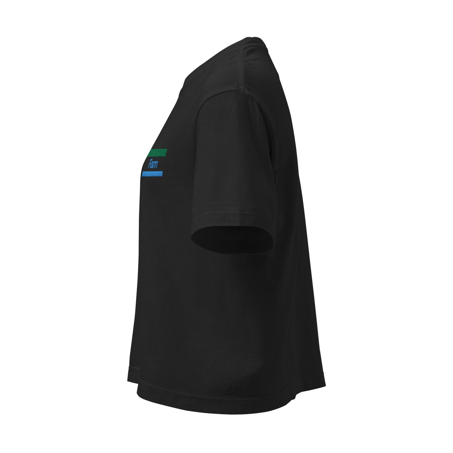 Konbini Fam Embroidered T-shirt: Boxy Fit, Ring-Spun Cotton-T-Shirt-Bits of Aloha