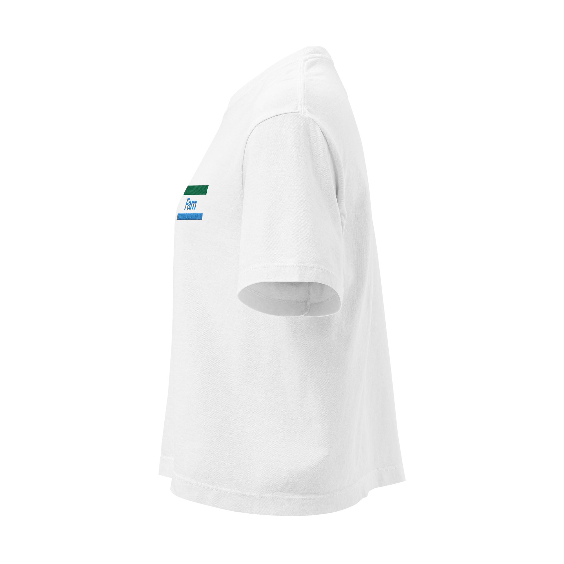 Konbini Fam Embroidered T-shirt: Boxy Fit, Ring-Spun Cotton-T-Shirt-Bits of Aloha