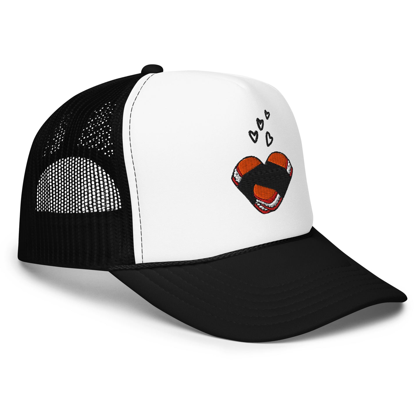 Musubi Love Foam Trucker Hat-Hat-Bits of Aloha