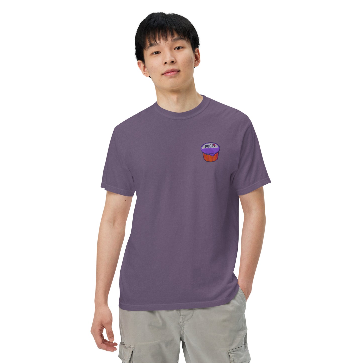 POG Juice Embroidered T-Shirt – Hawaiian Airlines-Inspired Tee-T-Shirt-Bits of Aloha