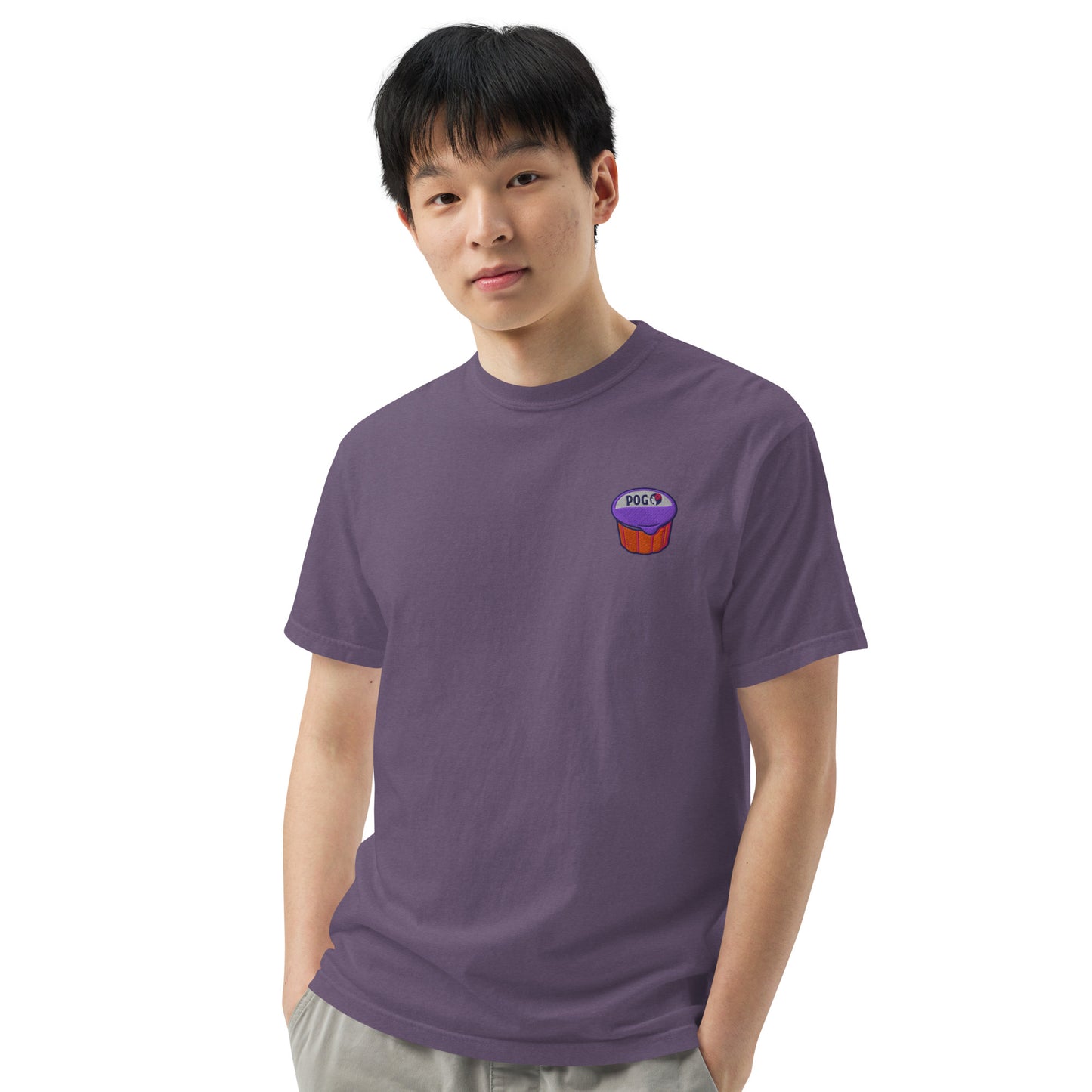 POG Juice Embroidered T-Shirt – Hawaiian Airlines-Inspired Tee-T-Shirt-Bits of Aloha
