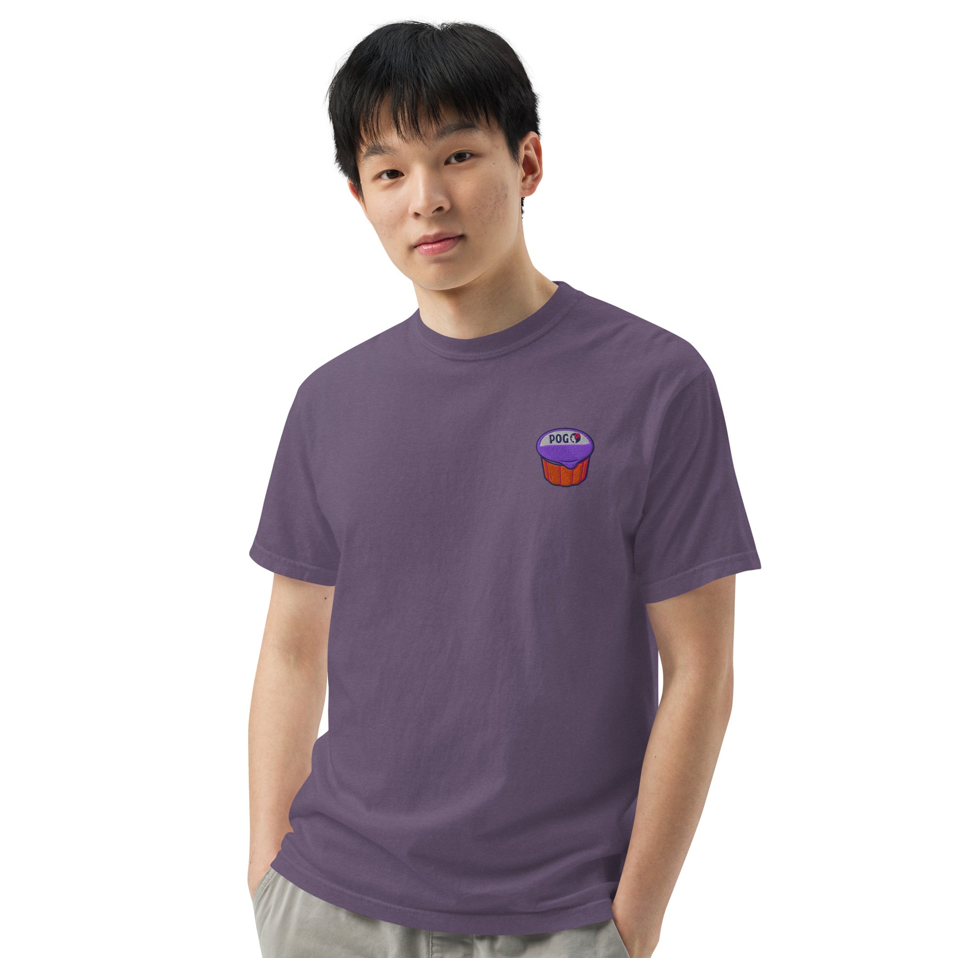 POG Juice Embroidered T-Shirt – Hawaiian Airlines-Inspired Tee-T-Shirt-Bits of Aloha