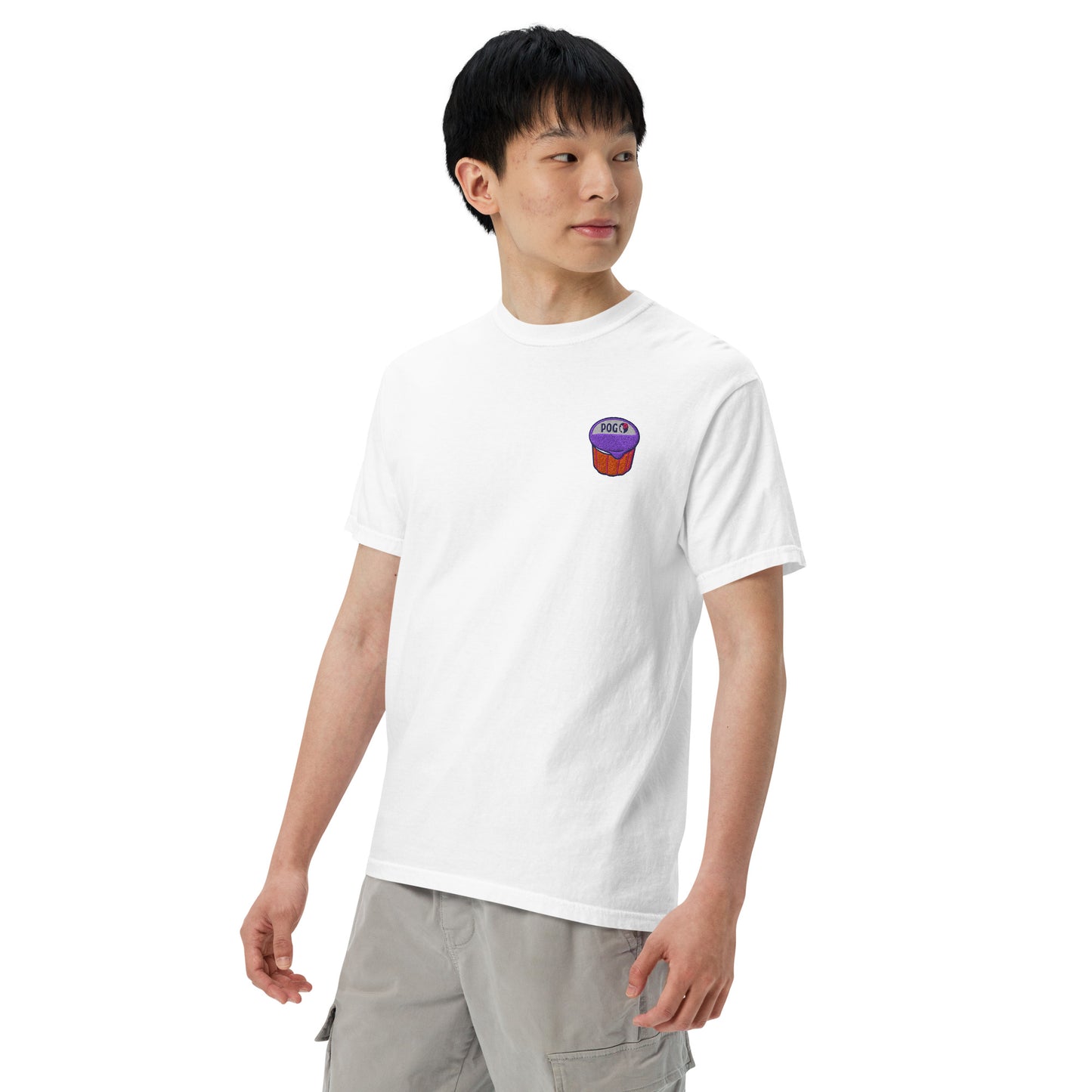 POG Juice Embroidered T-Shirt – Hawaiian Airlines-Inspired Tee-T-Shirt-Bits of Aloha