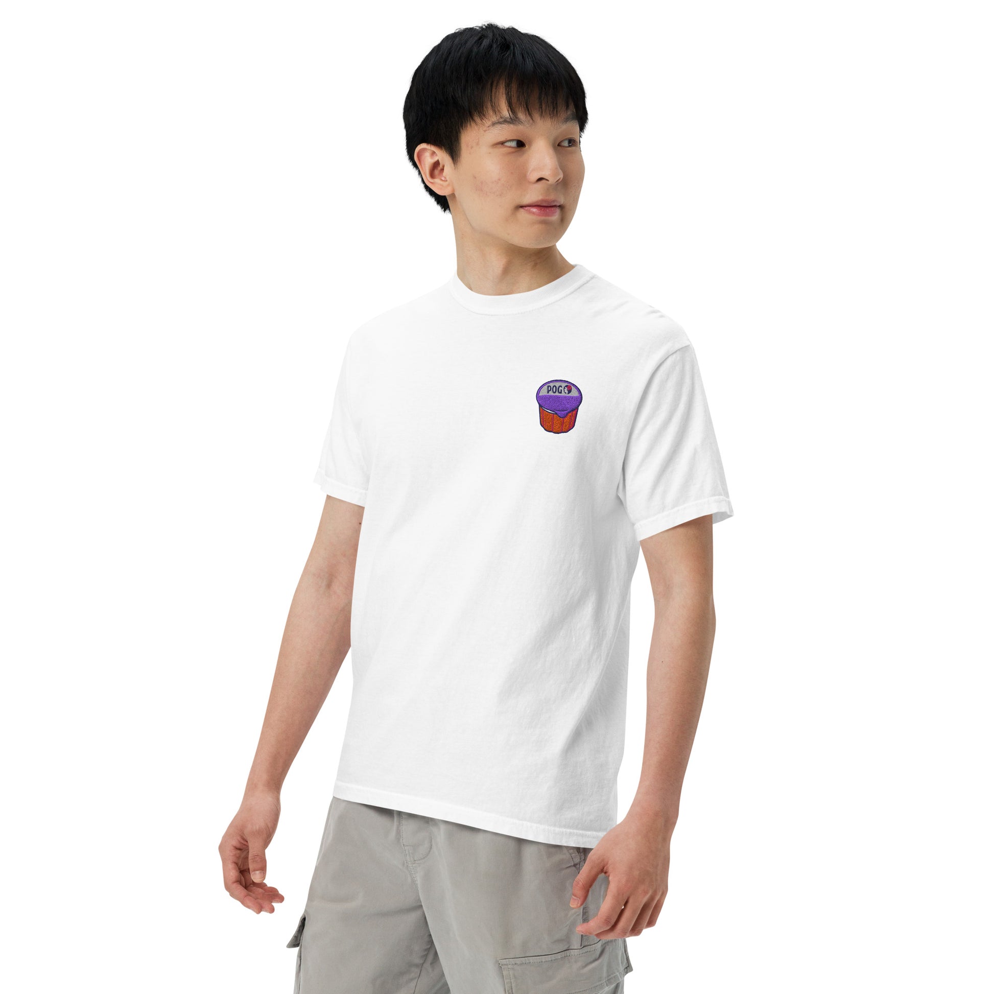 POG Juice Embroidered T-Shirt – Hawaiian Airlines-Inspired Tee-T-Shirt-Bits of Aloha
