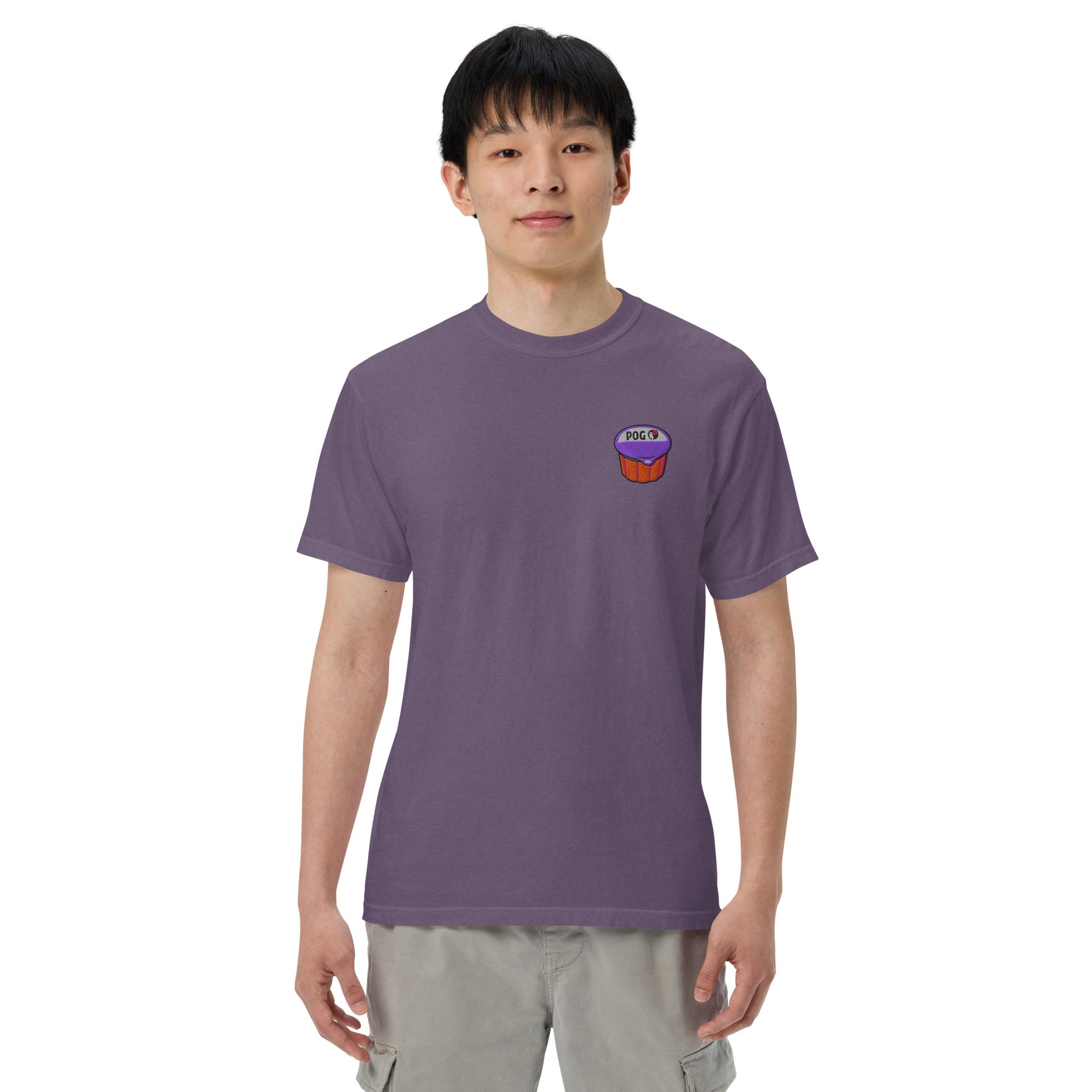 POG Juice Embroidered T-Shirt – Hawaiian Airlines-Inspired Tee-T-Shirt-Bits of Aloha