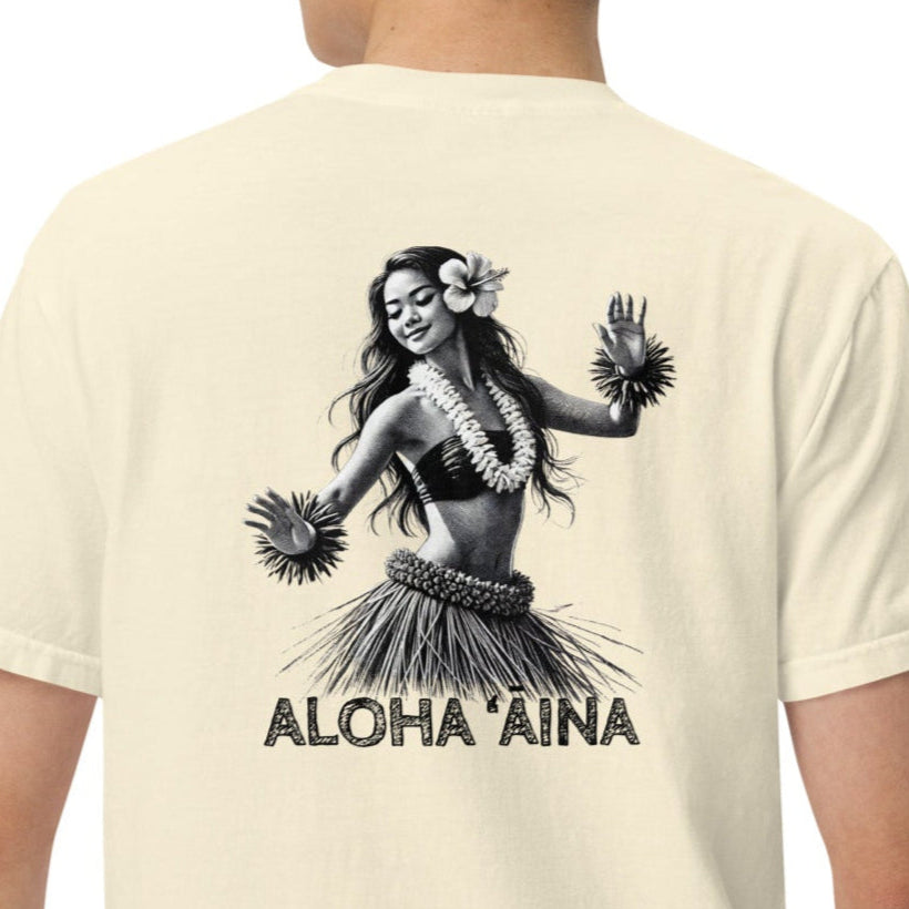 Aloha Aina Hula Premium T-Shirt-T-Shirt-Bits of Aloha