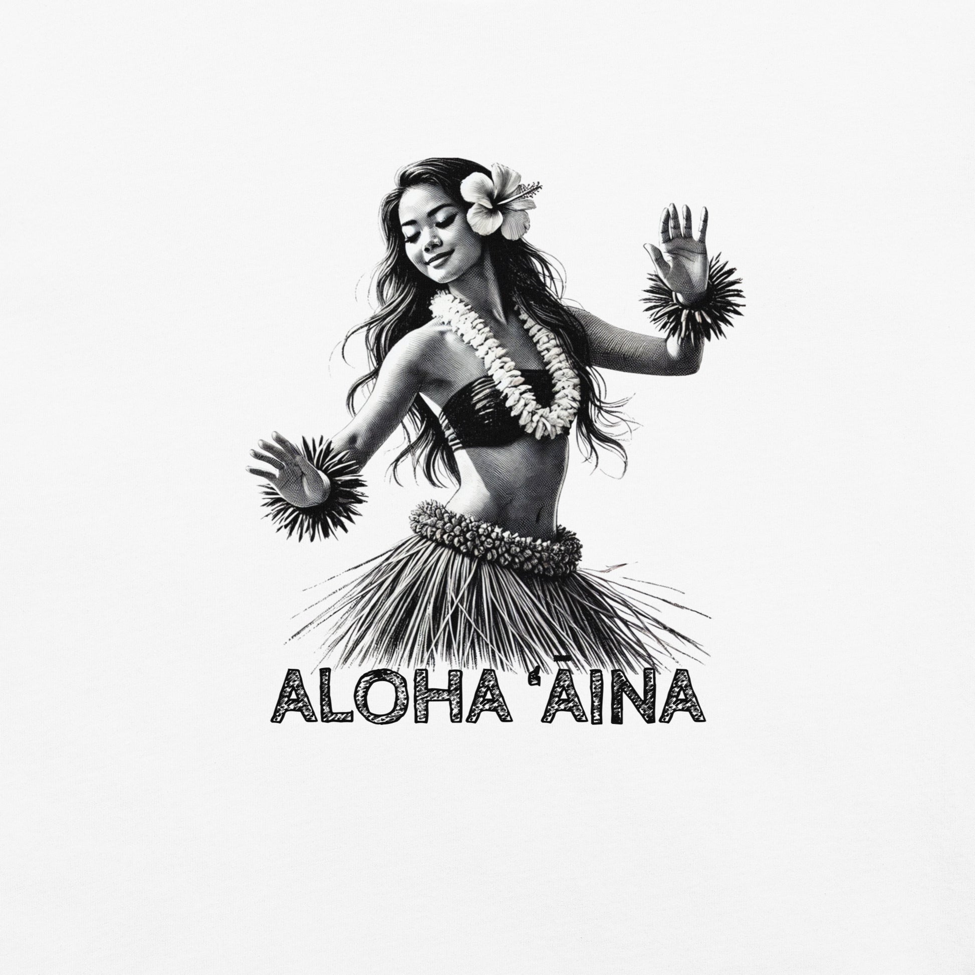 Aloha Aina Hula Premium T-Shirt-T-Shirt-Bits of Aloha