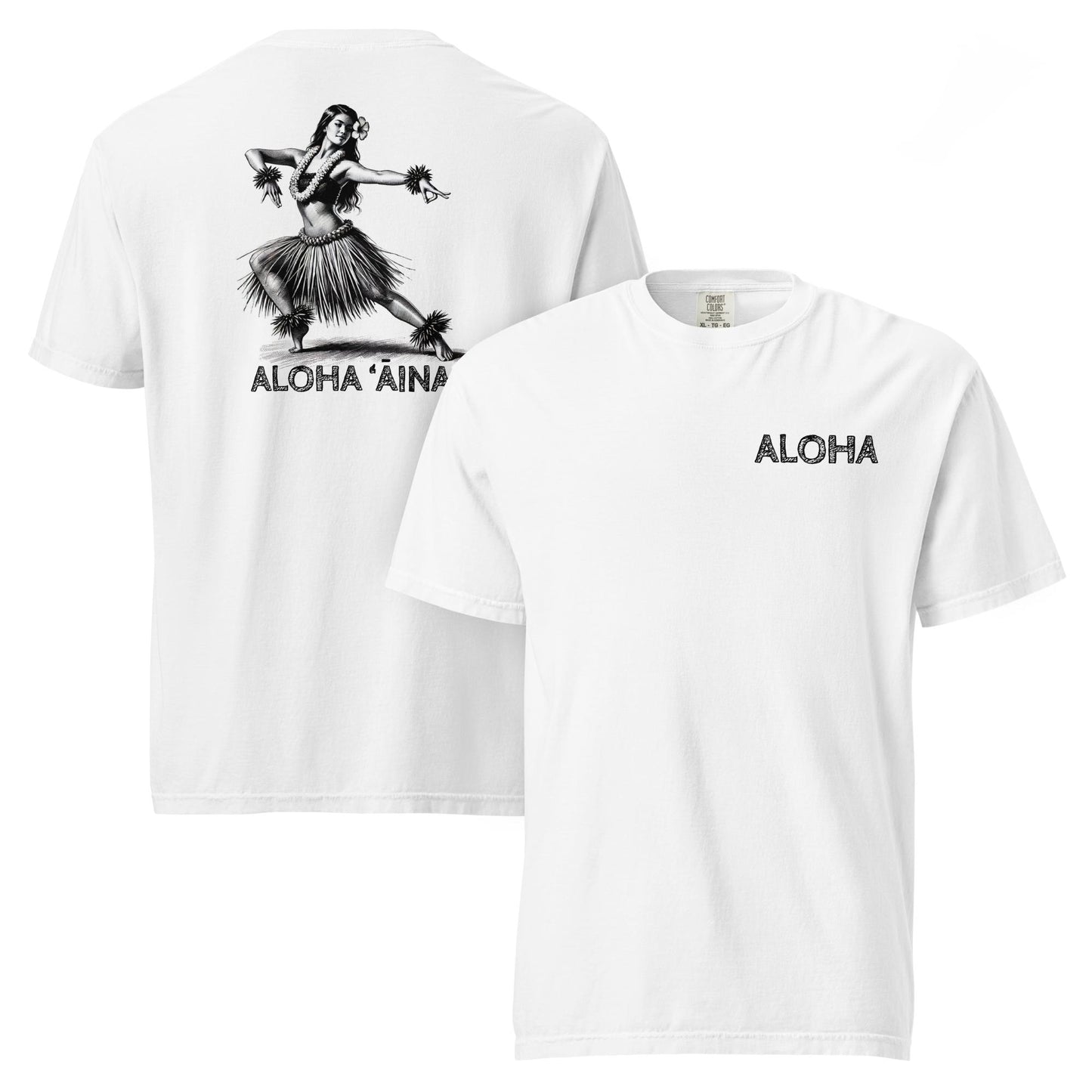 Aloha Aina Hula Variation 2 Premium T-Shirt-T-Shirt-Bits of Aloha