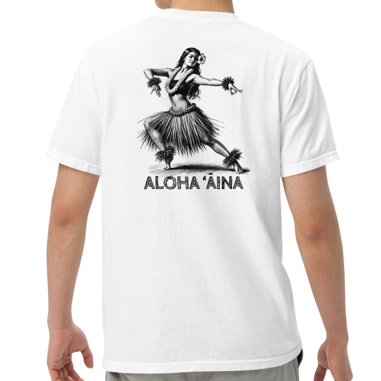 Aloha Aina Hula Variation 2 Premium T-Shirt-T-Shirt-Bits of Aloha