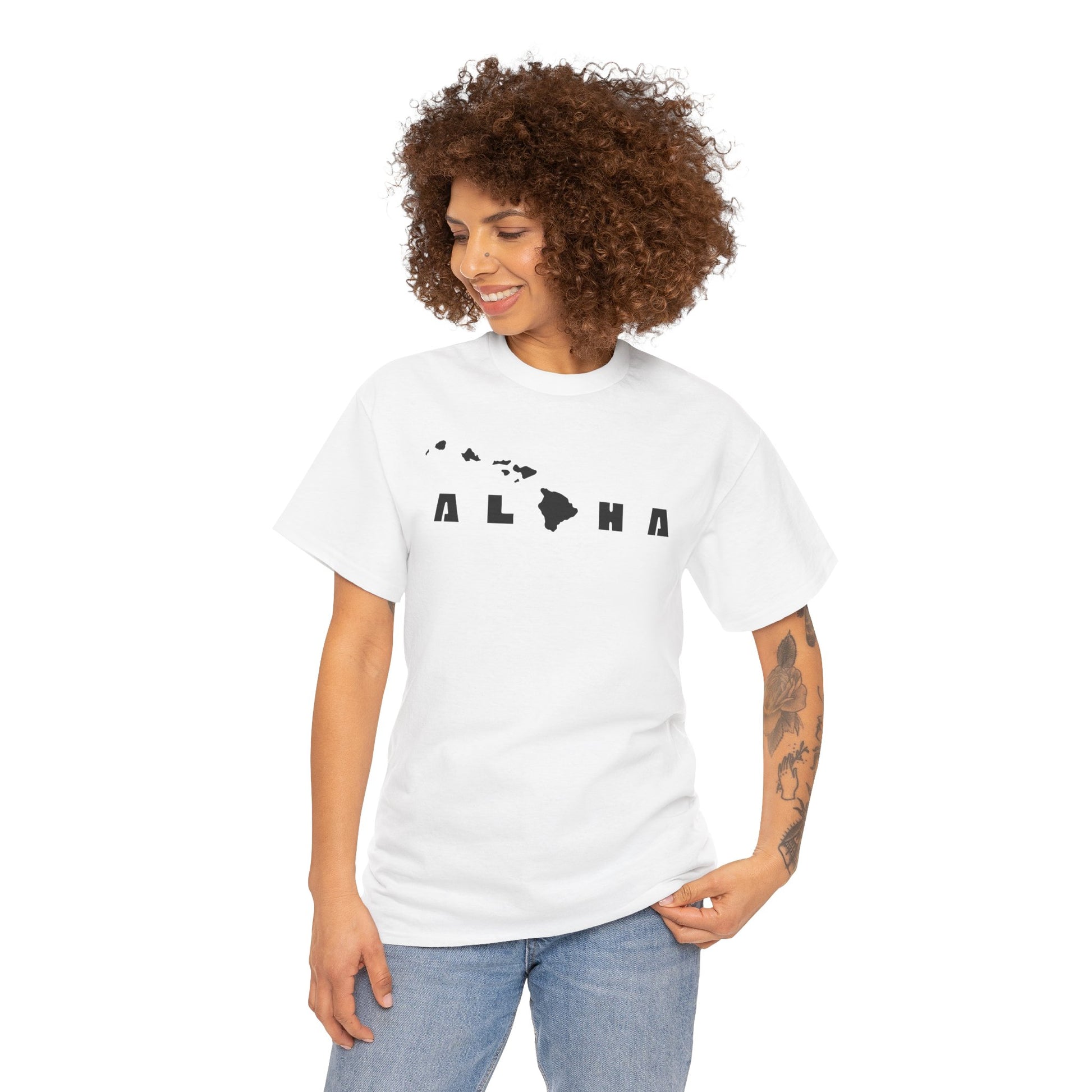 Aloha Hawaiian Islands Black Premium T-Shirt-T-Shirt-Bits of Aloha