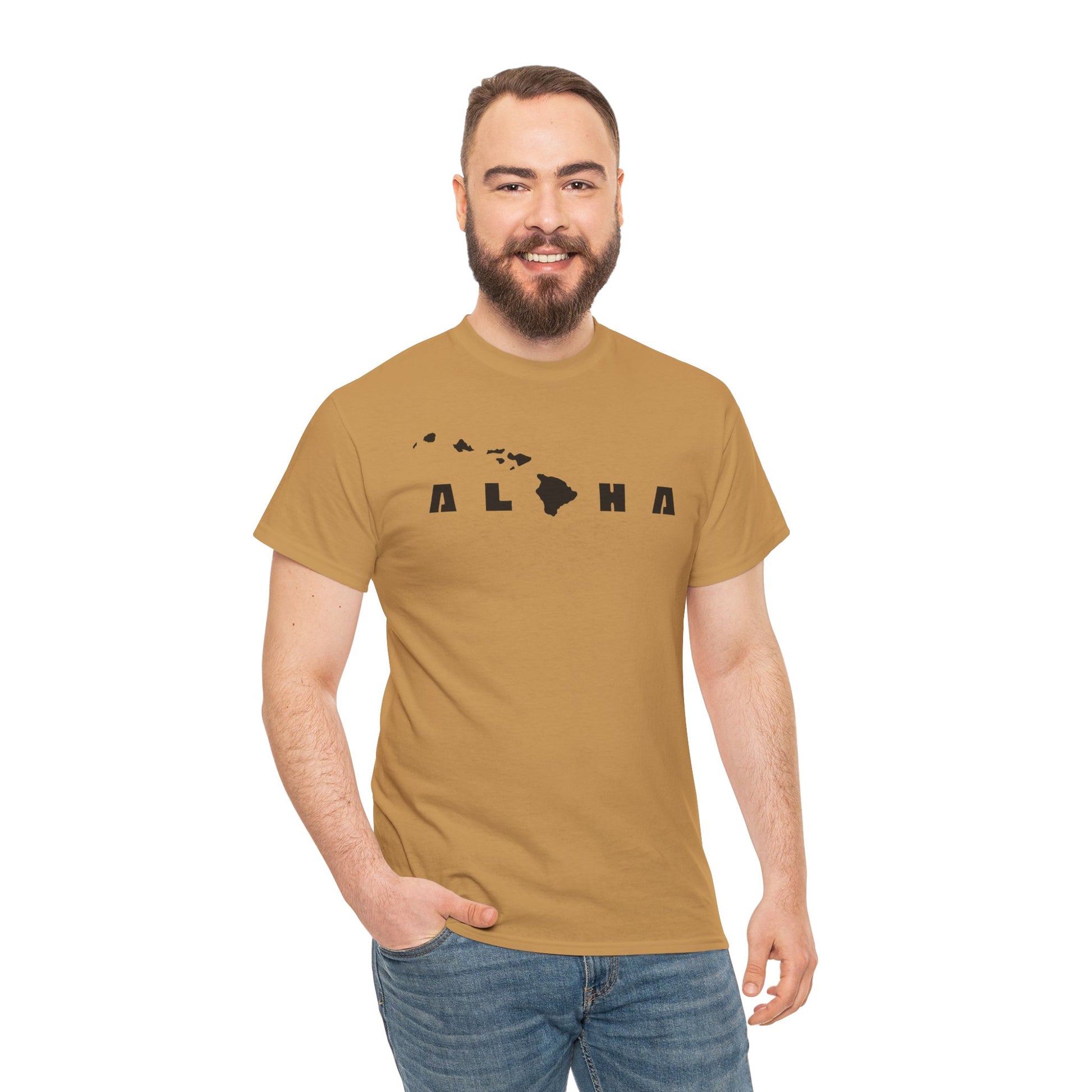 Aloha Hawaiian Islands Black Premium T-Shirt-T-Shirt-Bits of Aloha