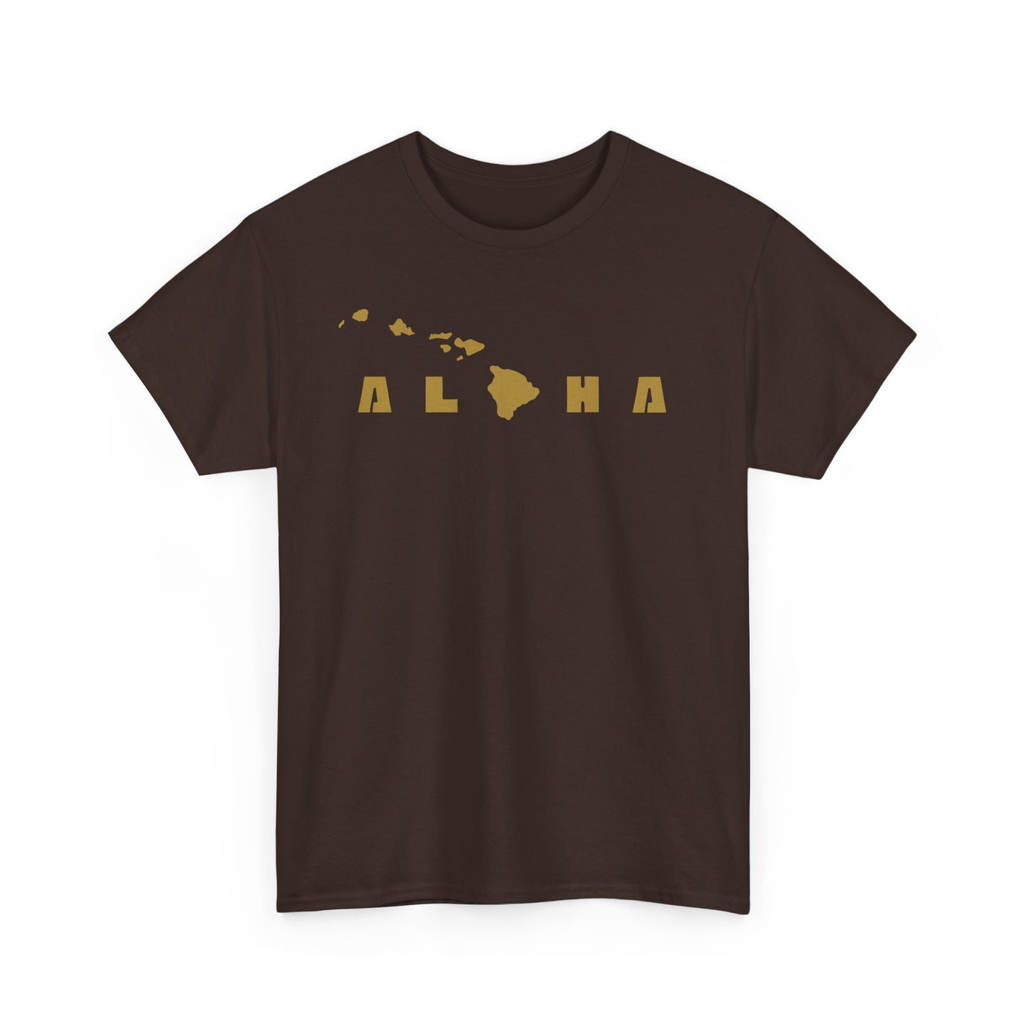 Aloha Hawaiian Islands Gold Premium T-Shirt-T-Shirt-Bits of Aloha