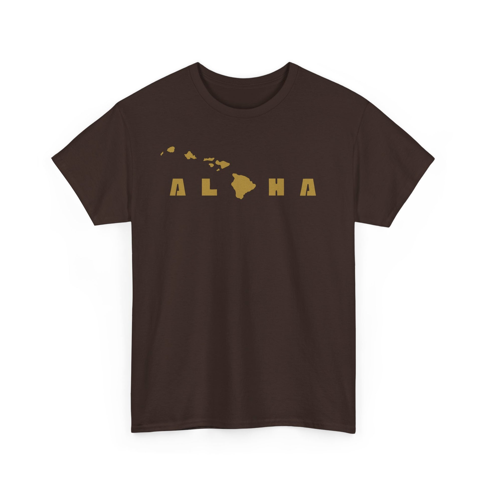 Aloha Hawaiian Islands Gold Premium T-Shirt-T-Shirt-Bits of Aloha