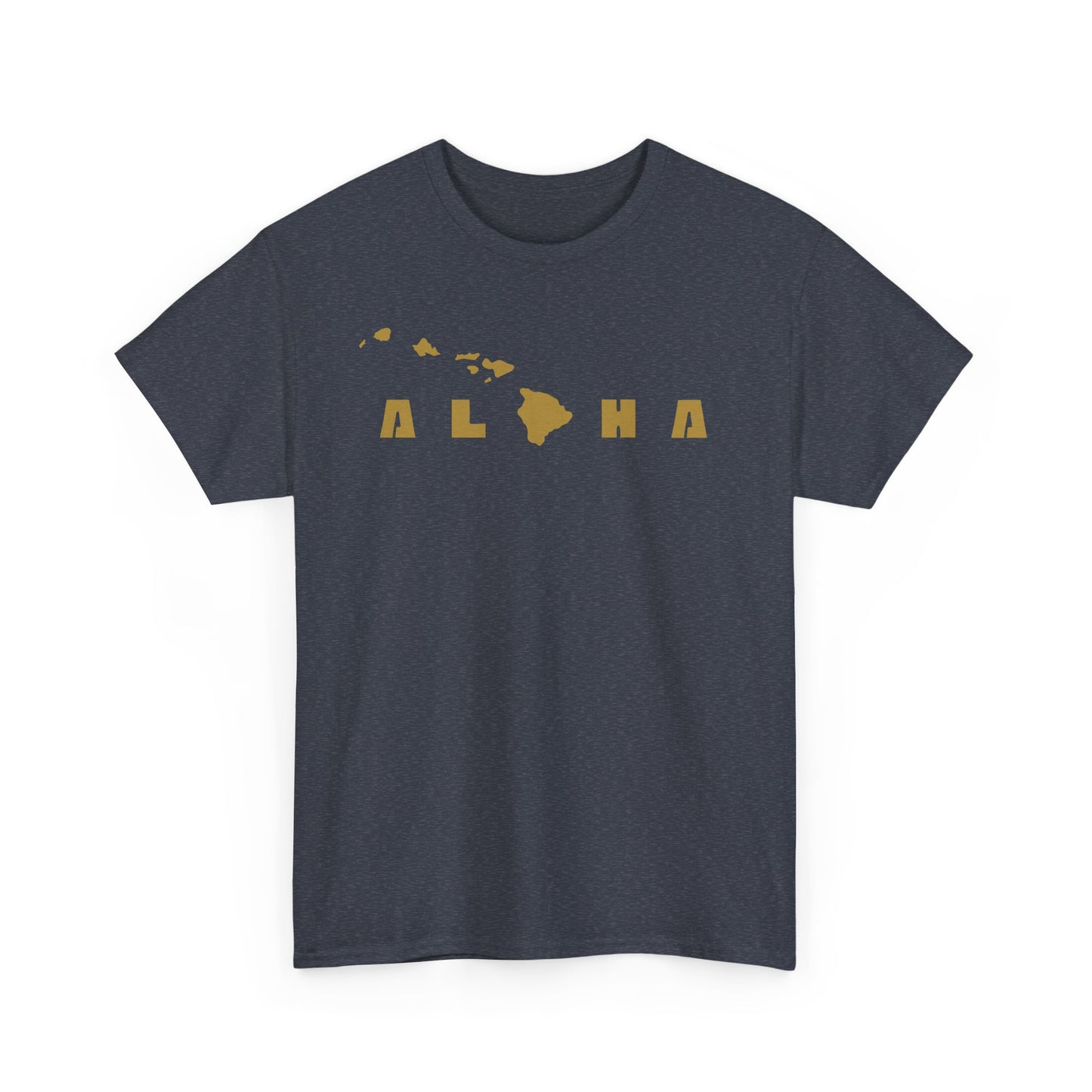 Aloha Hawaiian Islands Gold Premium T-Shirt-T-Shirt-Bits of Aloha