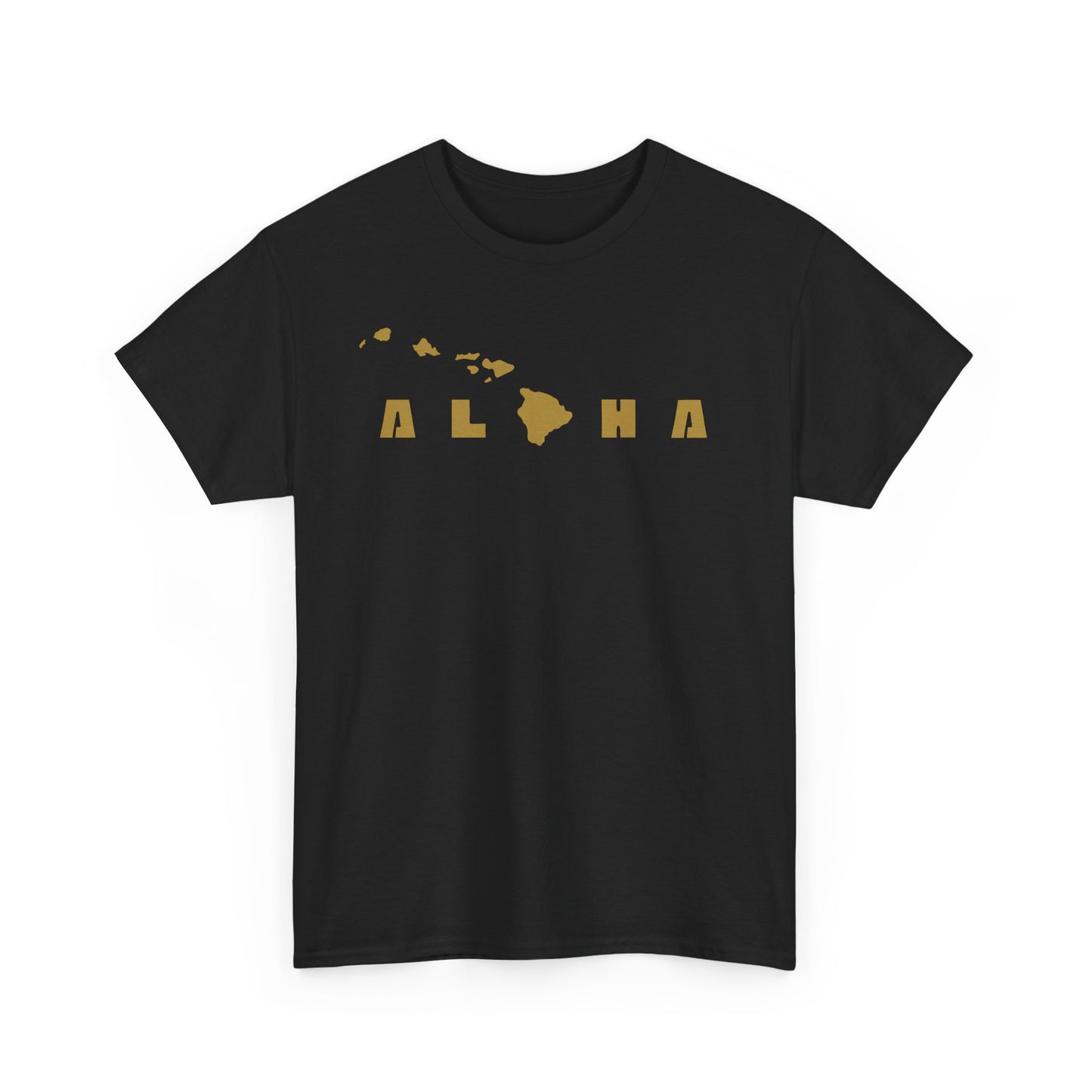 Aloha Hawaiian Islands Gold Premium T-Shirt-T-Shirt-Bits of Aloha