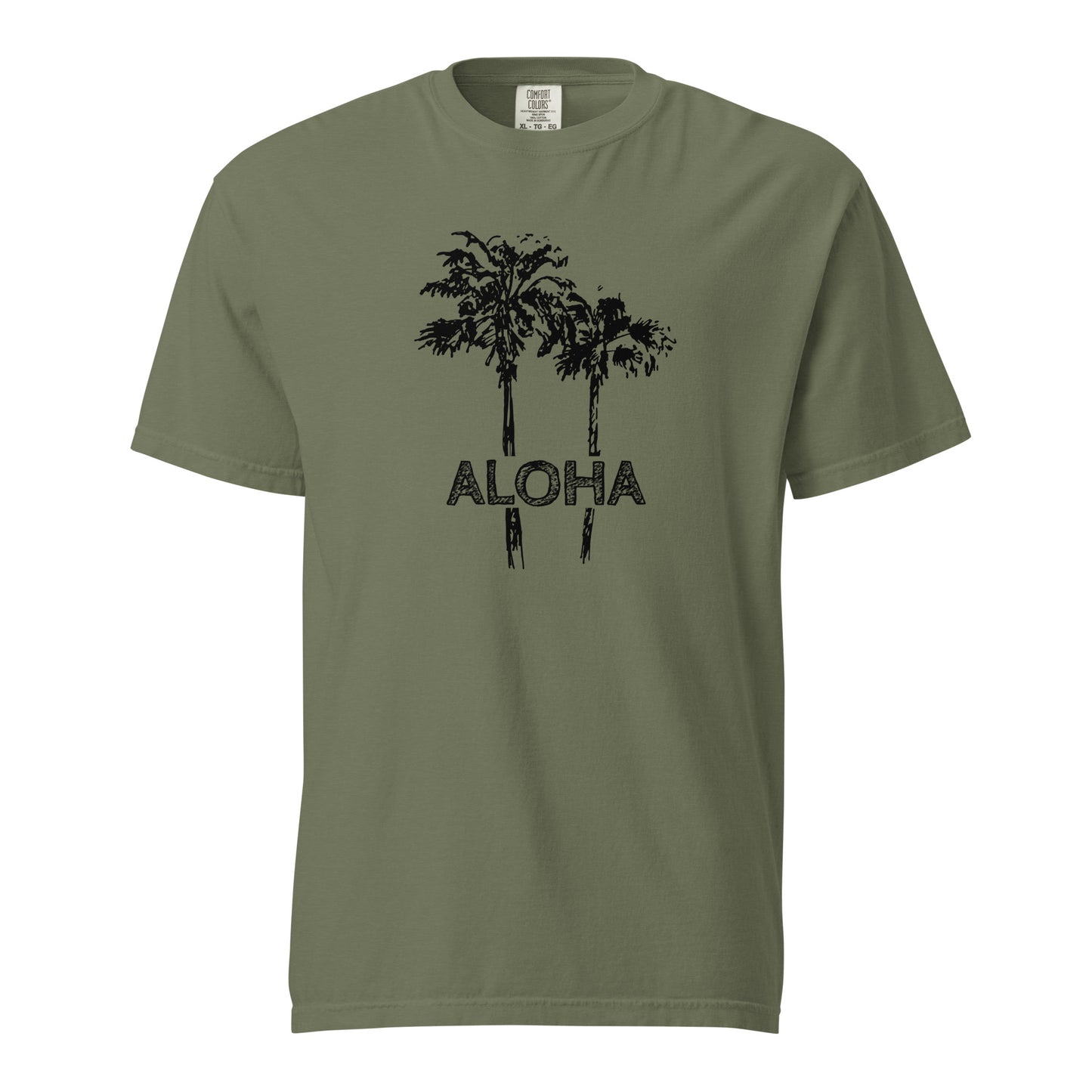 Aloha Sketch Heavyweight T-Shirt-T-Shirt-Bits of Aloha