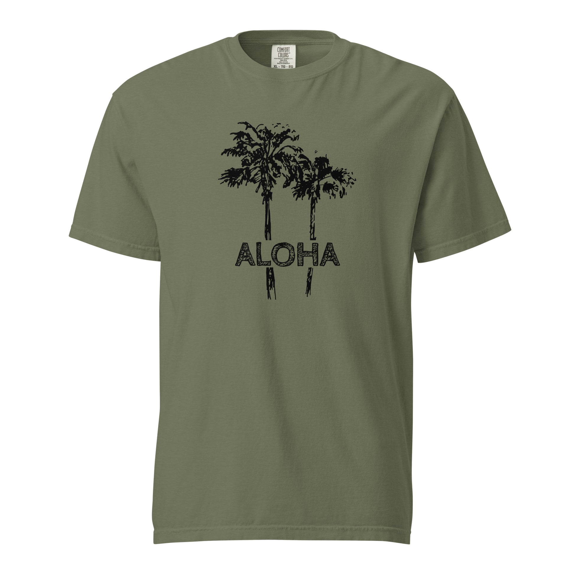 Aloha Sketch Heavyweight T-Shirt-T-Shirt-Bits of Aloha