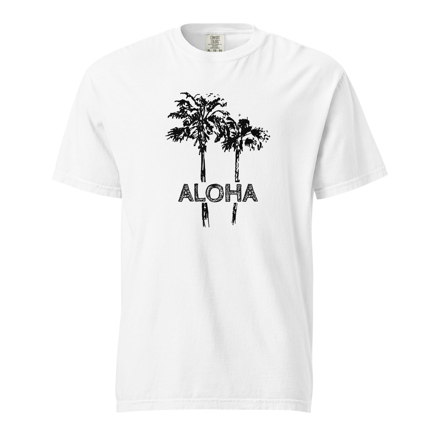 Aloha Sketch Heavyweight T-Shirt-T-Shirt-Bits of Aloha