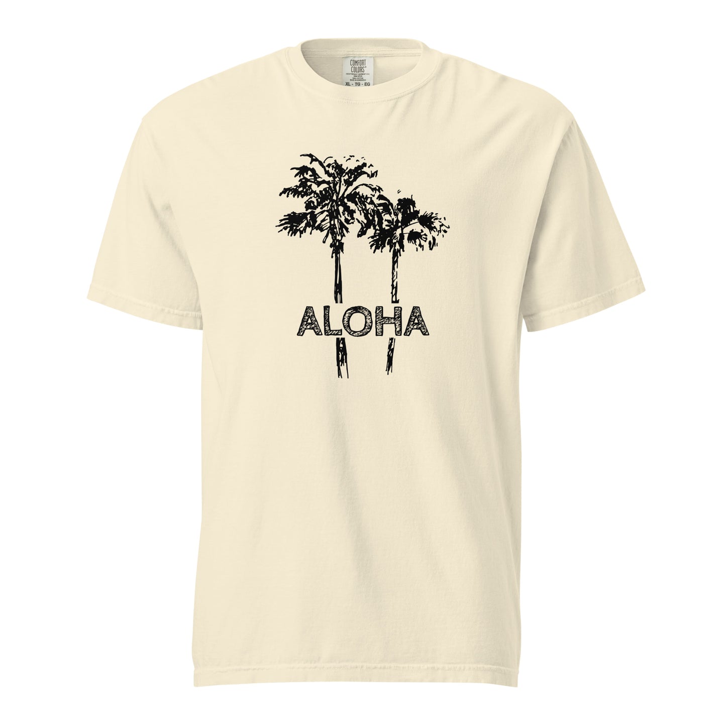 Aloha Sketch Heavyweight T-Shirt-T-Shirt-Bits of Aloha
