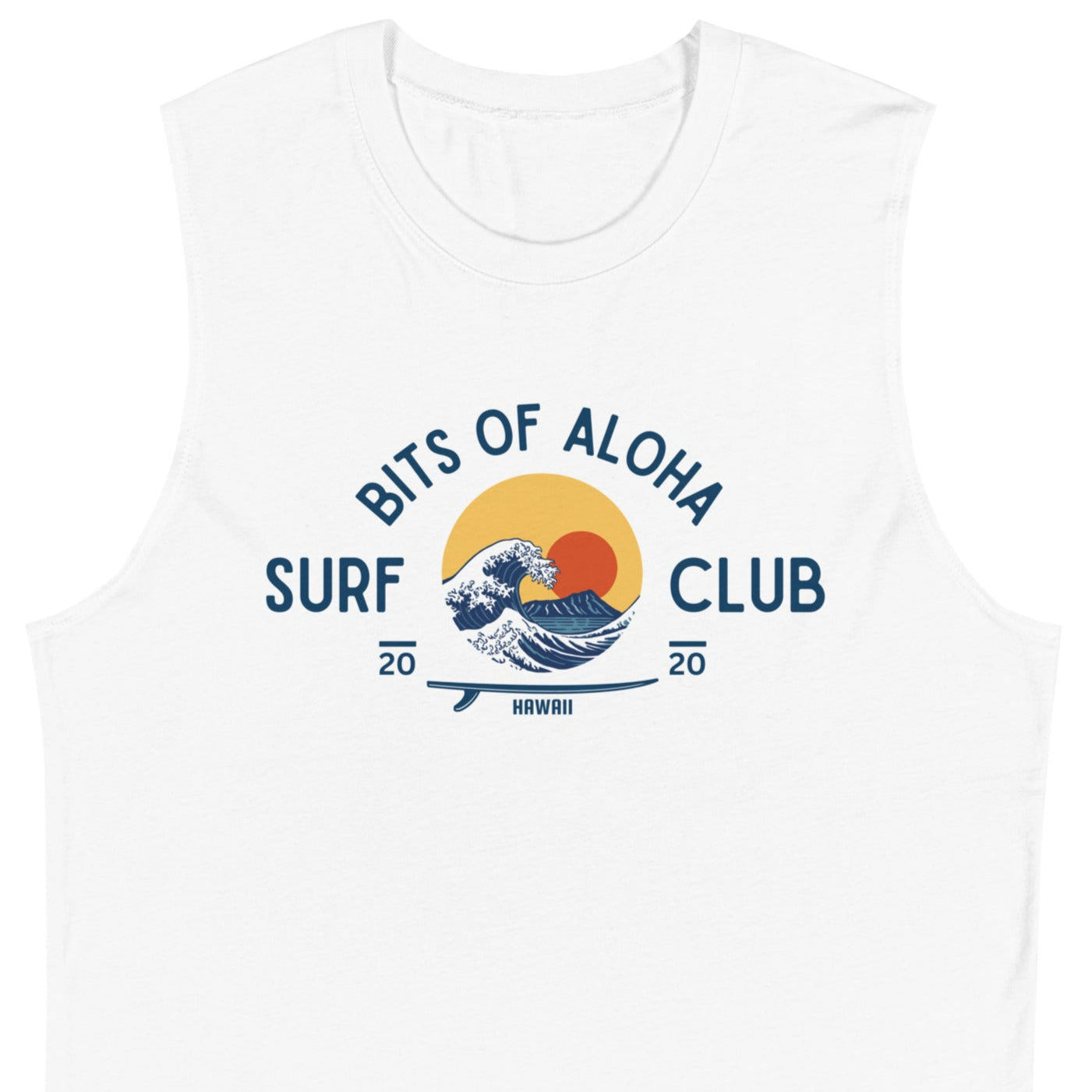 Bits of Aloha Rising Run Surf Club Muscle Tank-Tank Top-Bits of Aloha