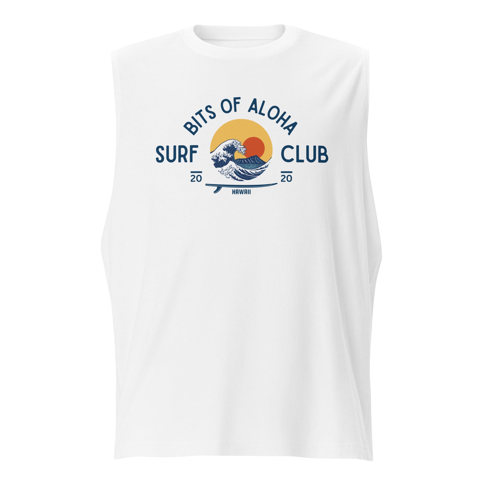 Bits of Aloha Rising Run Surf Club Muscle Tank-Tank Top-Bits of Aloha