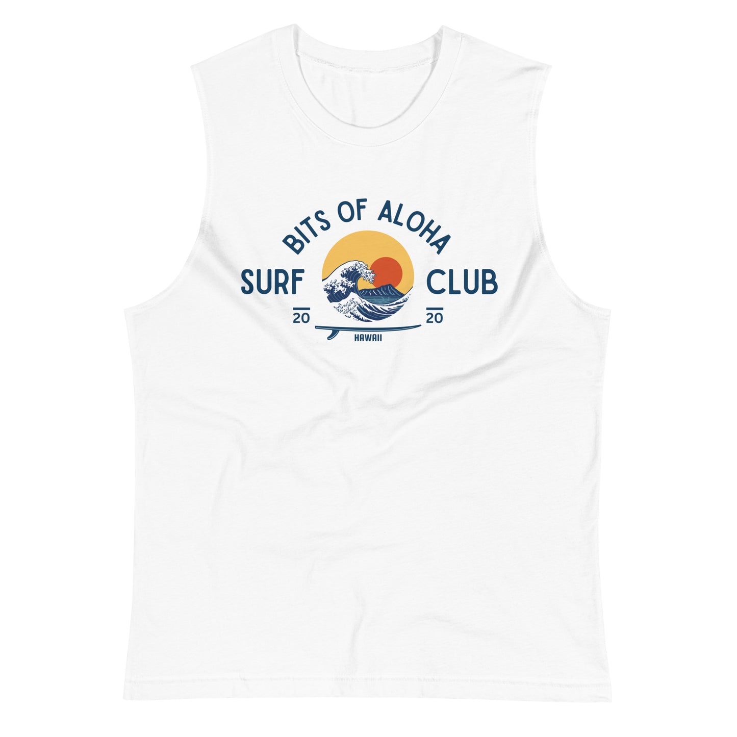 Bits of Aloha Rising Run Surf Club Muscle Tank-Tank Top-Bits of Aloha