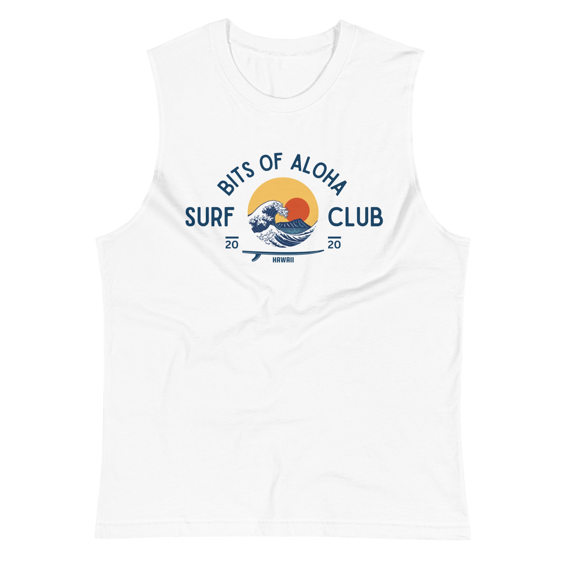 Bits of Aloha Rising Run Surf Club Muscle Tank-Tank Top-Bits of Aloha