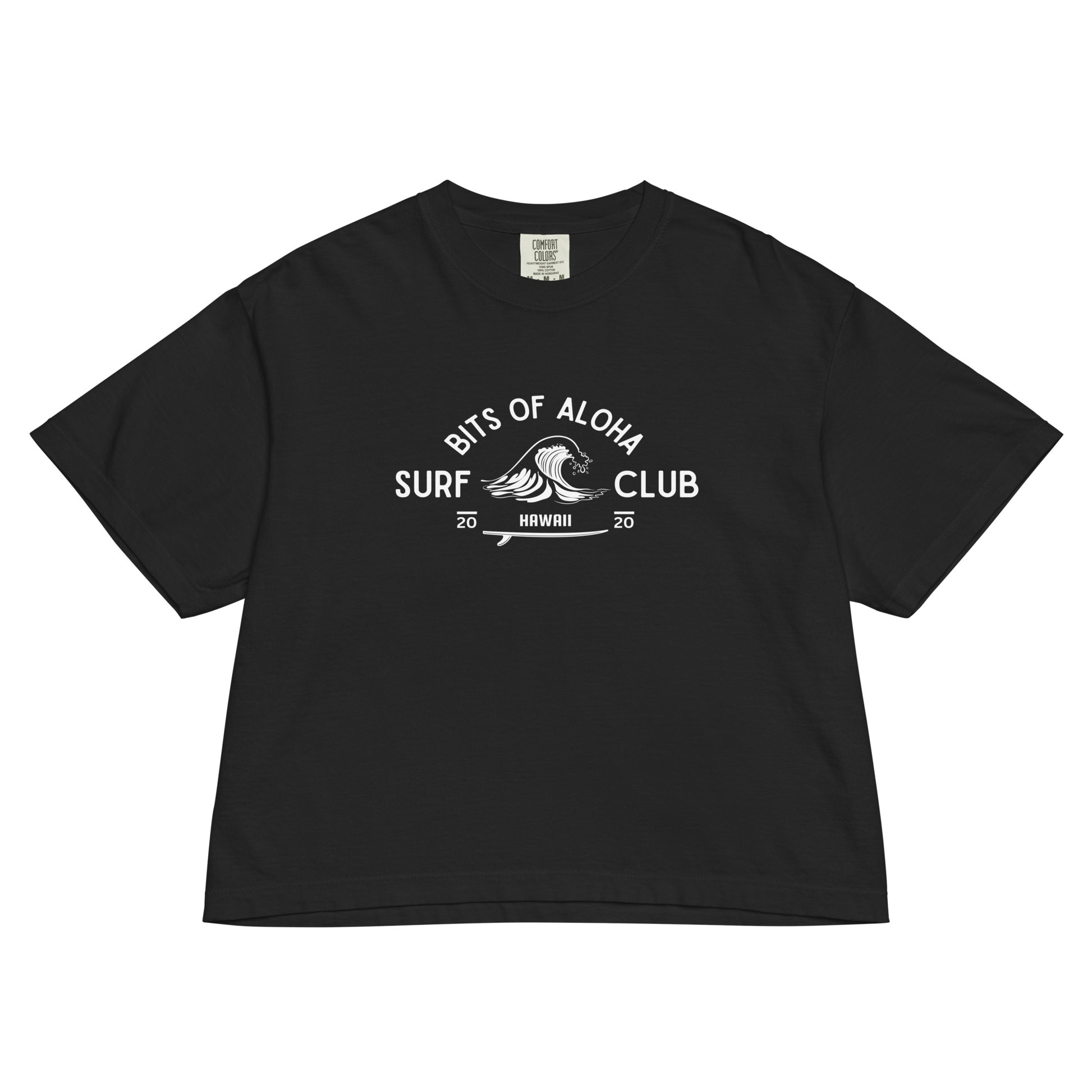 Bits of Aloha Surf Club Boxy Tee – Waverider Graphic-T-Shirt-Bits of Aloha