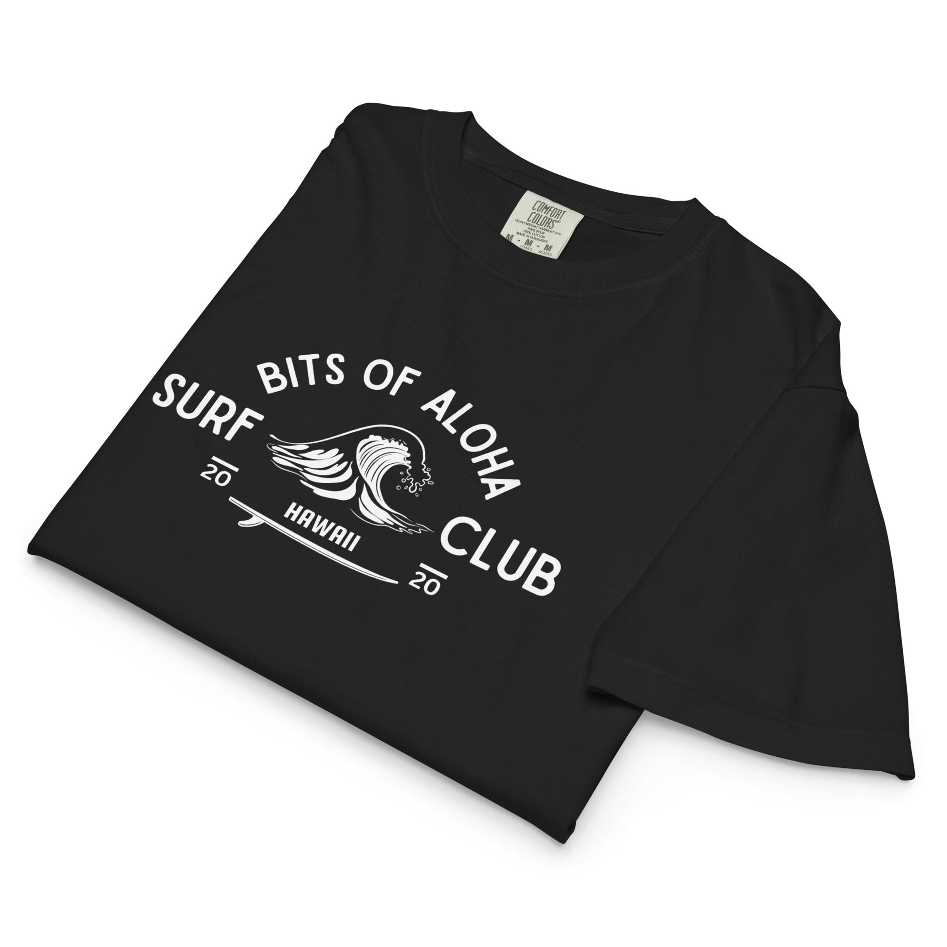 Bits of Aloha Surf Club Boxy Tee – Waverider Graphic-T-Shirt-Bits of Aloha