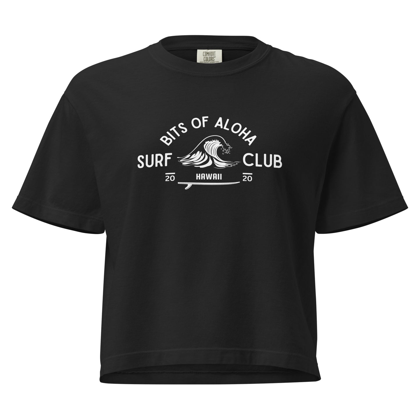 Bits of Aloha Surf Club Boxy Tee – Waverider Graphic-T-Shirt-Bits of Aloha