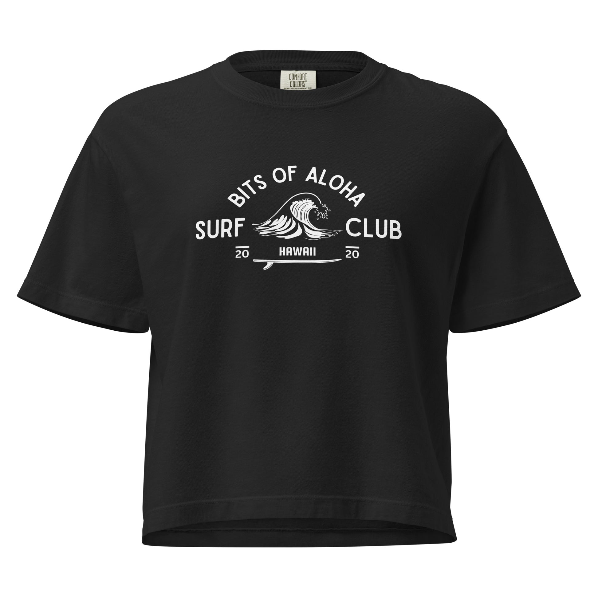 Bits of Aloha Surf Club Boxy Tee – Waverider Graphic-T-Shirt-Bits of Aloha