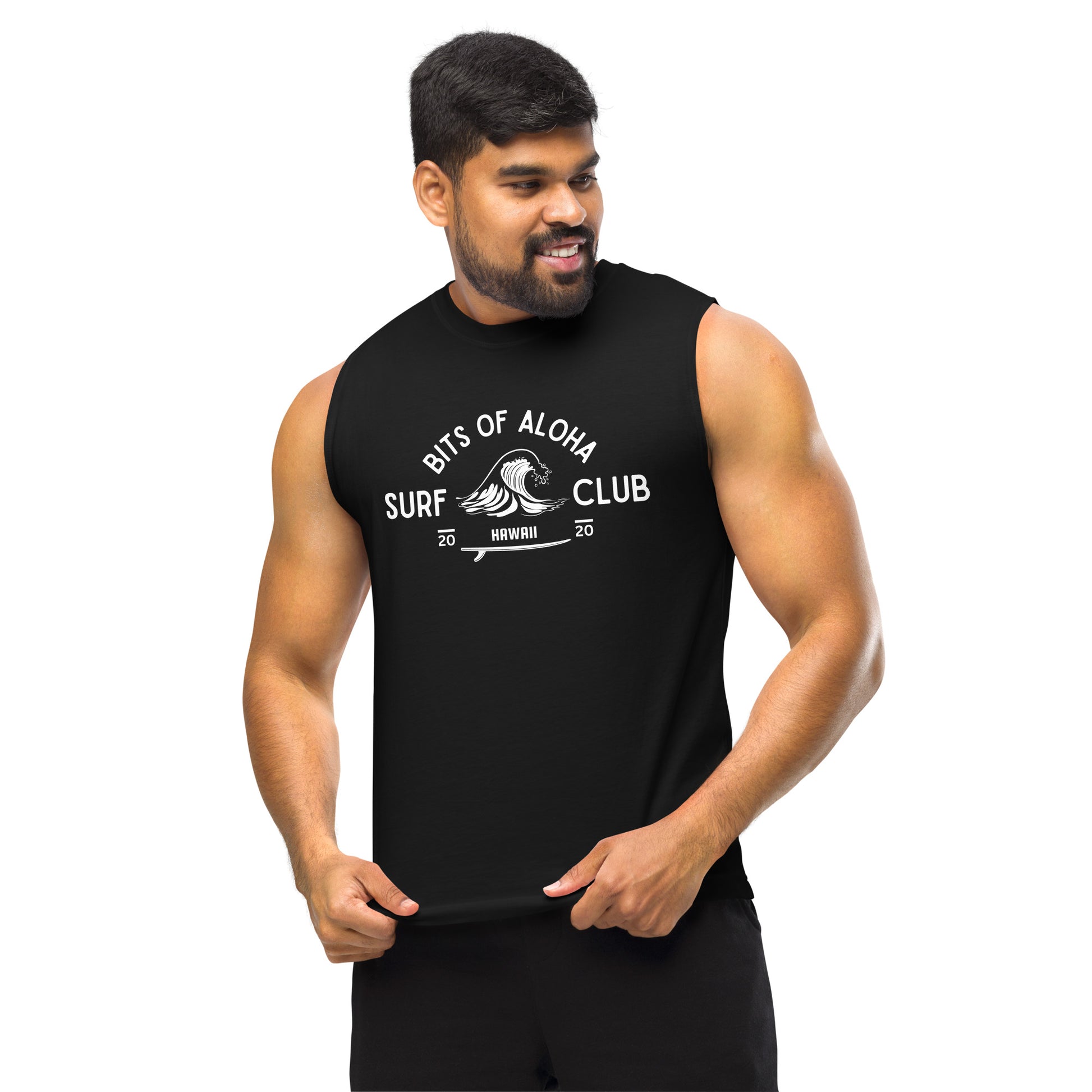 Bits of Aloha Surf Club Muscle Tank-Tank Top-Bits of Aloha